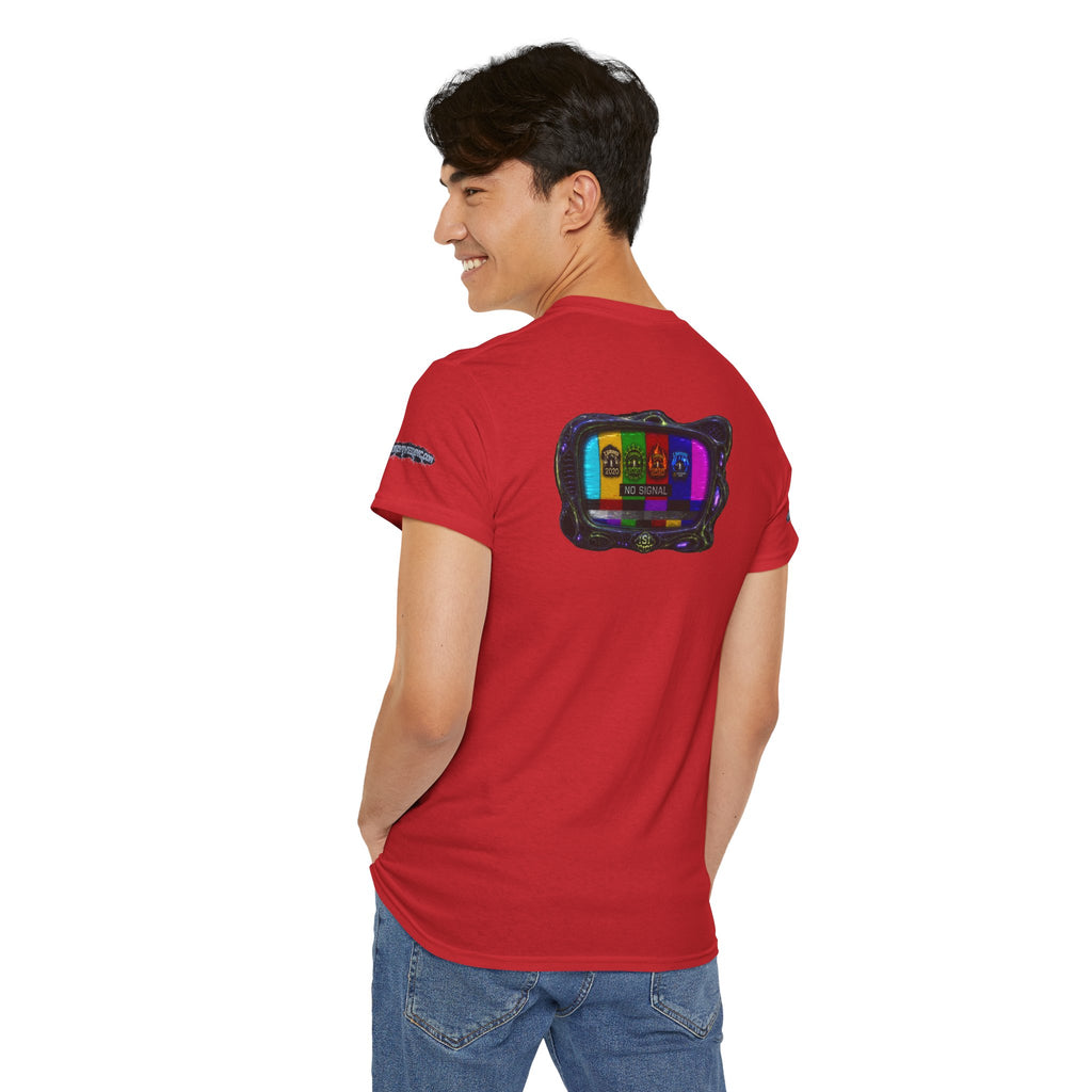 I Survived 2020 — "No Signal" Test Pattern Tee Alien Broadcast Finale Special Edition Summer Premiere Unisex Heavy Cotton Tee