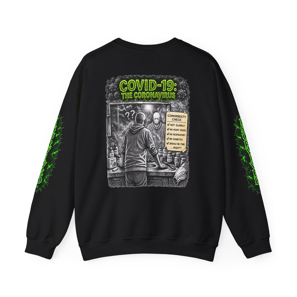 I Survived 2020 — Director's Cut S1:E1 "COVID-19: The Coronavirus" | Pandemic Edition Unisex Heavy Blend™ Crewneck Sweatshirt