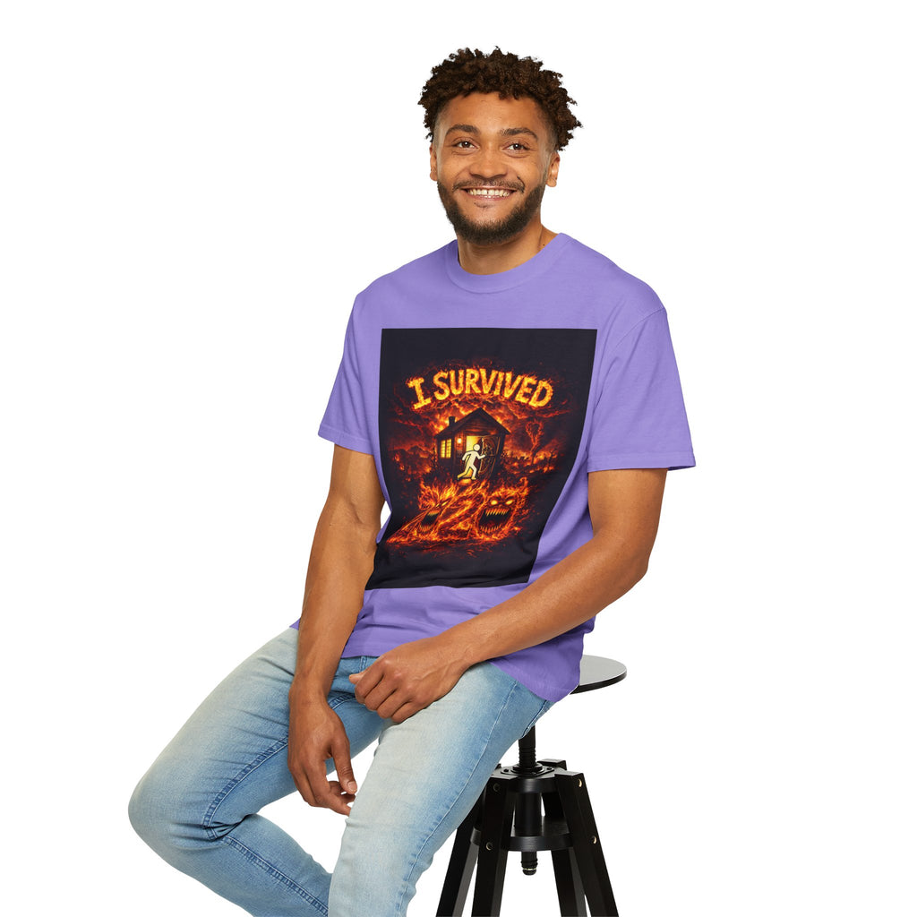 I Survived 2020 — S2:E4 "Western U.S. Wildfire Season" | Mid-Season Finale Pt. 1 | Wildfire Edition Memorial Unisex Garment-Dyed T-shirt