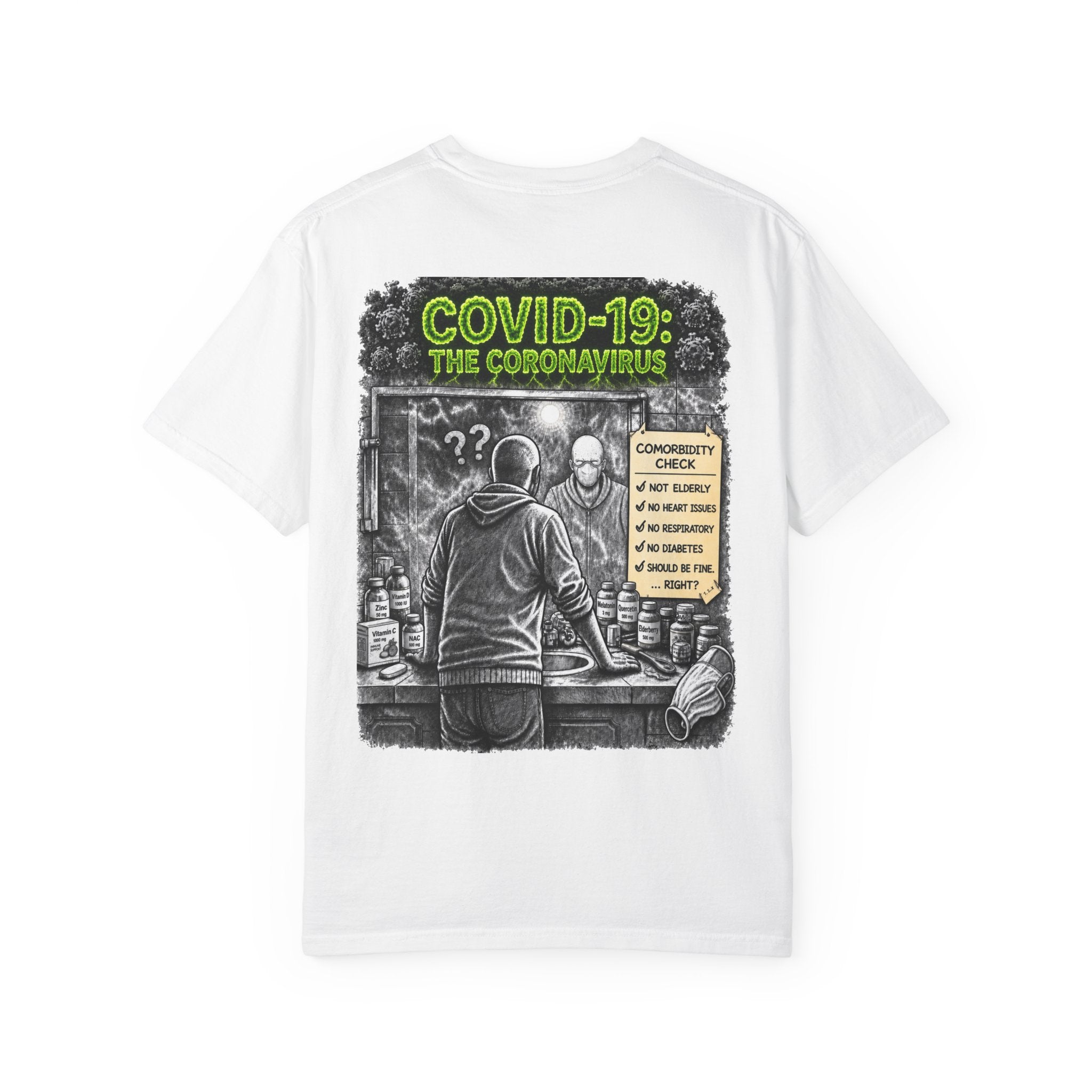 I Survived 2020 — S1:E1 "COVID-19: The Coronavirus" | Pandemic Edition Unisex Garment-Dyed T-shirt