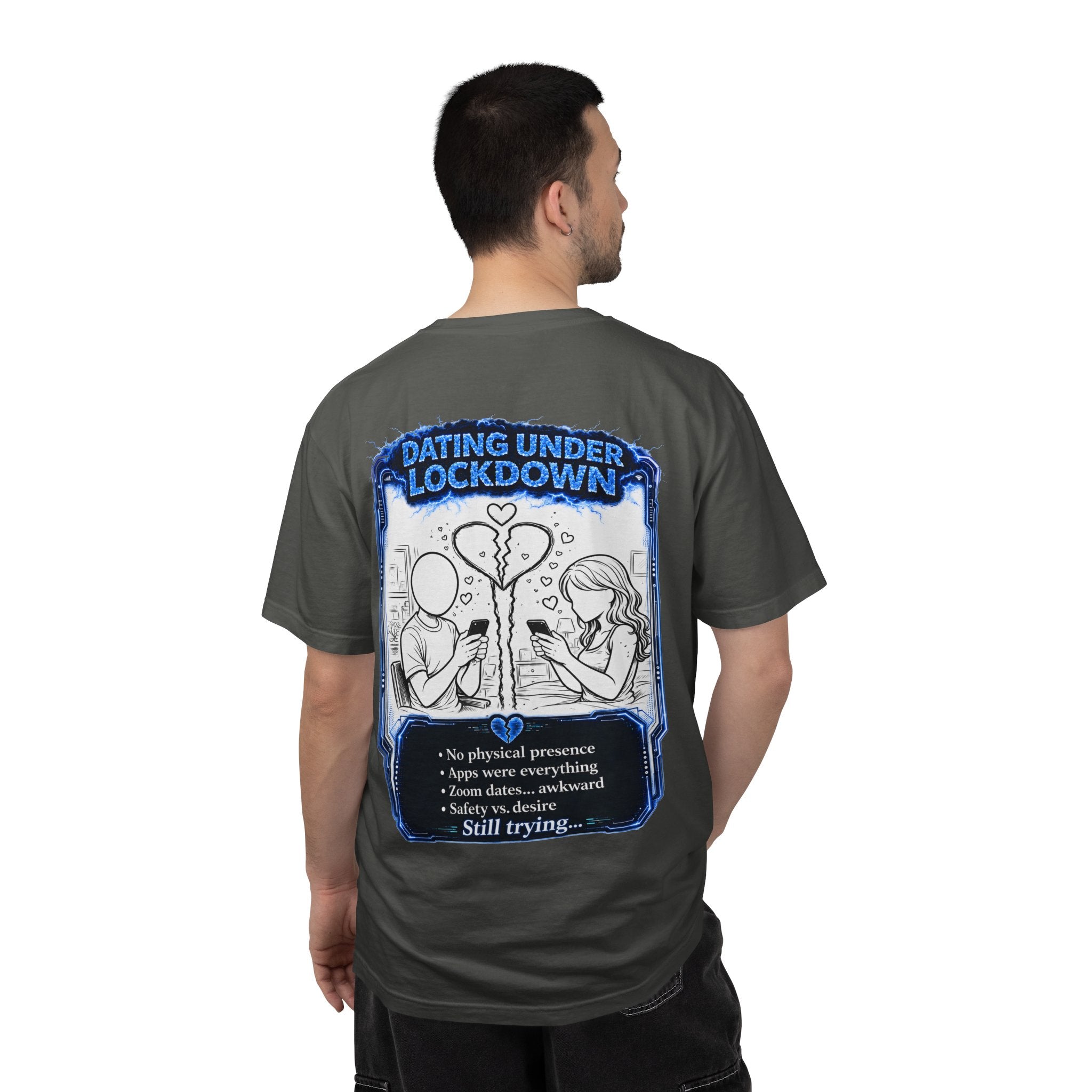 I Survived 2020 — LOCKDOWN S3:E2: "Dating Under Lockdown" Unisex Garment-Dyed T-shirt