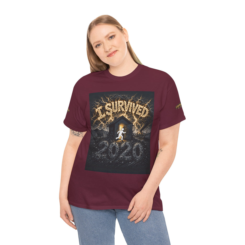 I Survived 2020 — Original PILOT Design: Special Edition Unisex Heavy Cotton Tee