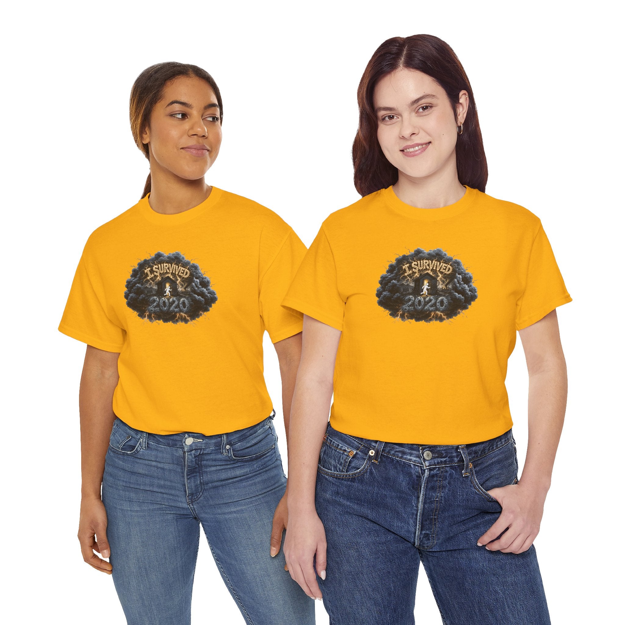 I Survived 2020 — Original PILOT Design: Director's Cut Unisex Heavy Cotton Tee