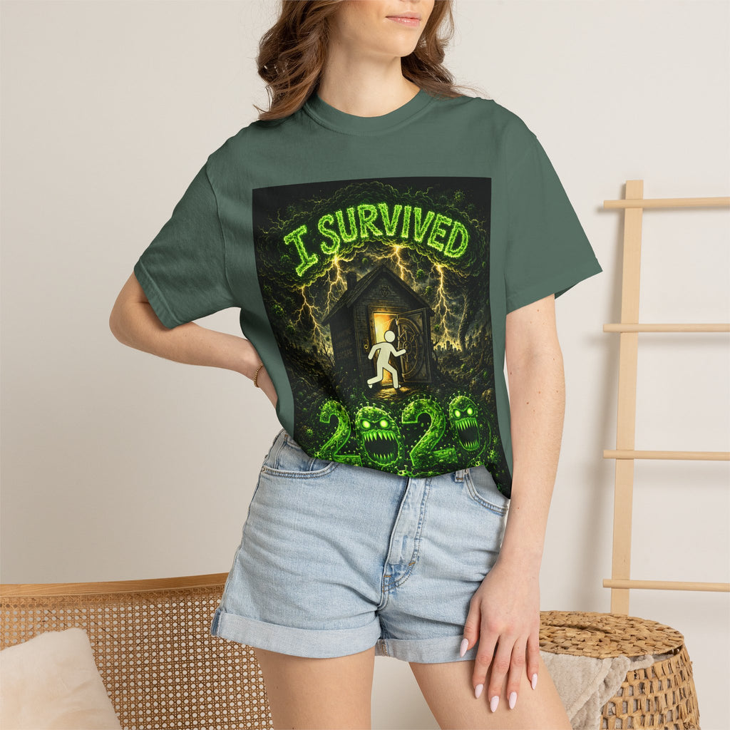 I Survived 2020 — S1:E5 "Delivery Doomsday" | Pandemic Edition Unisex Garment-Dyed T-shirt