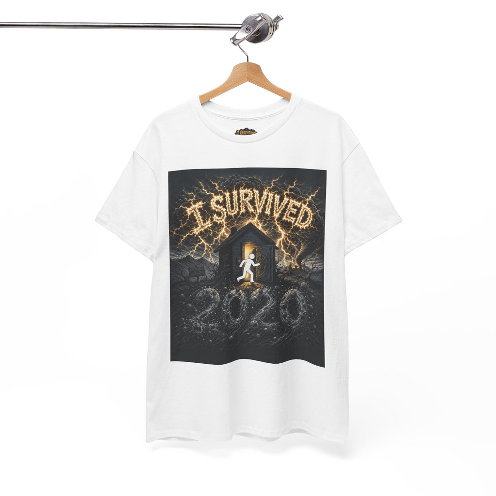 I Survived 2020 — Original Design Teaser Tee | Season 1 Premiere Drop Unisex Heavy Cotton Tee