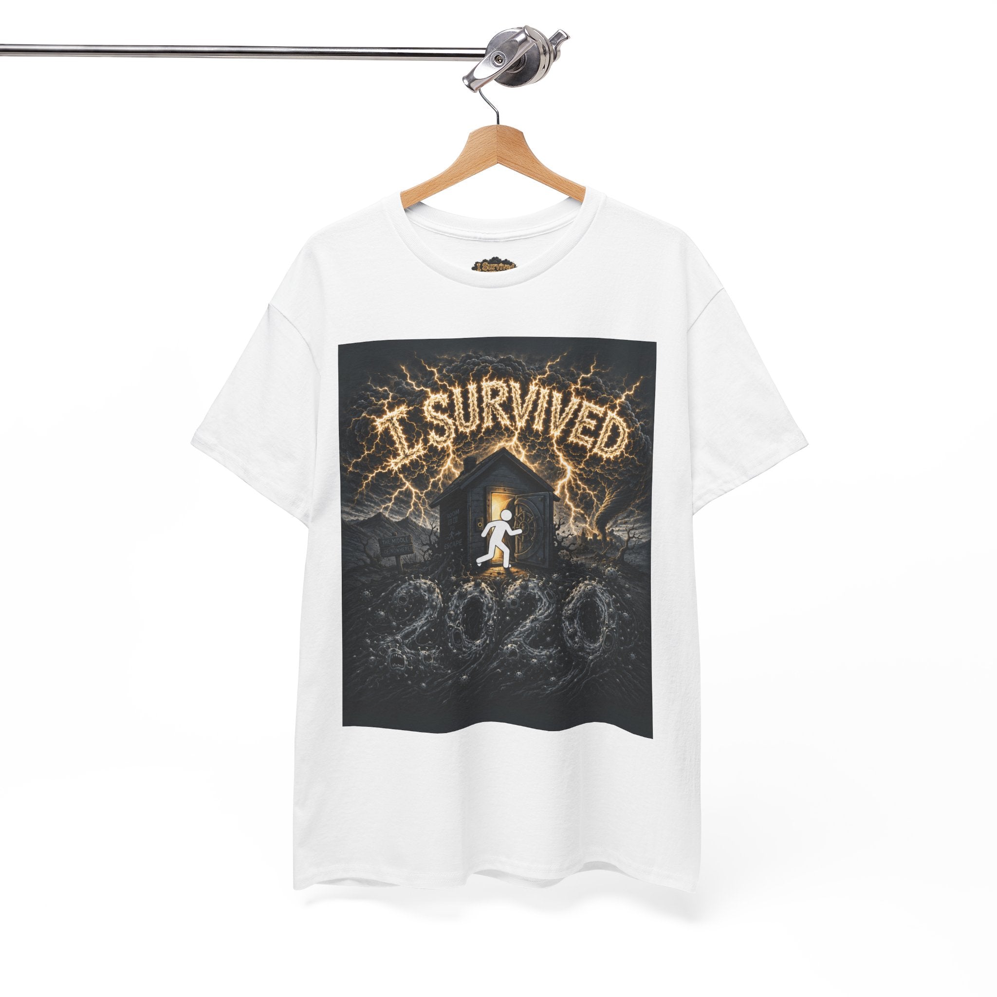 I Survived 2020 — Original Design Teaser Tee | Season 1 Premiere Drop Unisex Heavy Cotton Tee