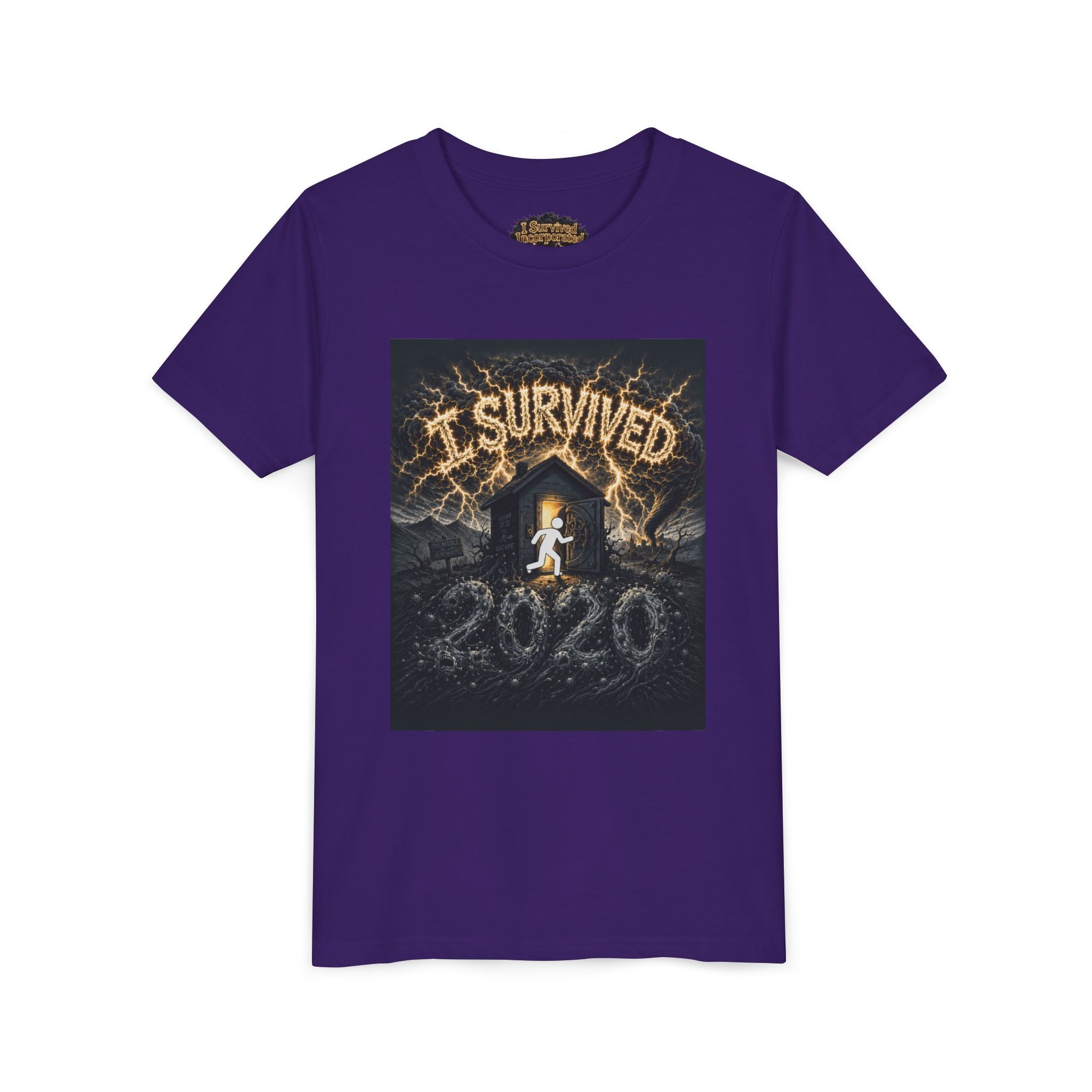 I Survived 2020 — Original Design Teaser Tee | Season 1 Premiere Drop Youth Short Sleeve Tee