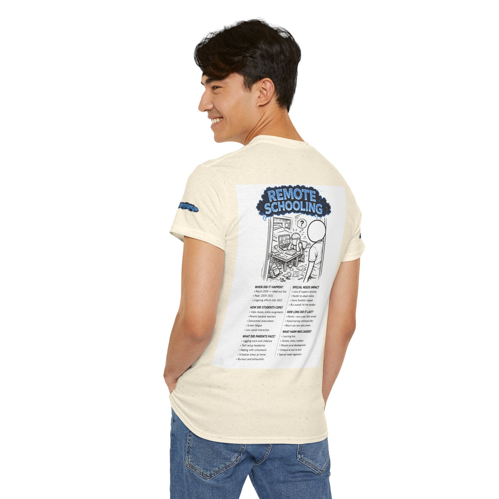 I Survived 2020 — Director's Cut S3:E3 "Remote Schooling" | Lockdown Edition Documentary Unisex Heavy Cotton Tee (SPECIAL EDITION)