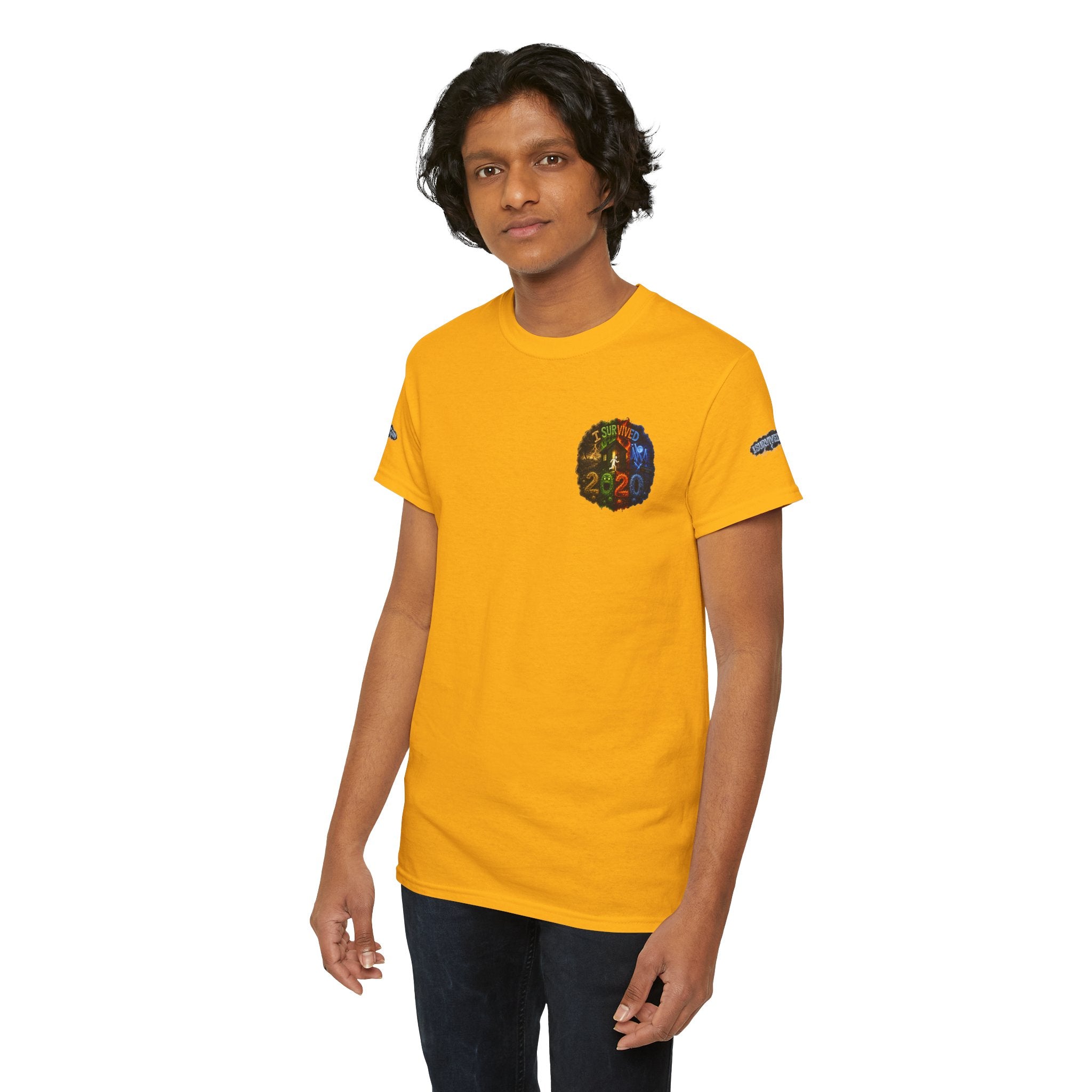 I Survived 2020 — "No Signal" Test Pattern Tee Alien Broadcast Finale Special Edition Summer Premiere Unisex Heavy Cotton Tee