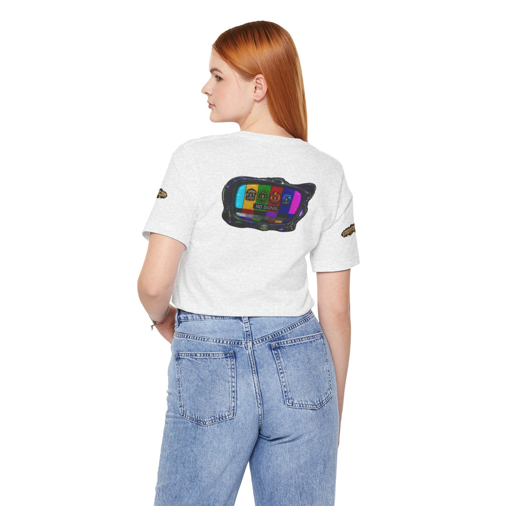 I Survived 2020 — "No Signal" Test Pattern Tee Alien Broadcast Finale Summer Premiere Unisex Jersey Short Sleeve Tee