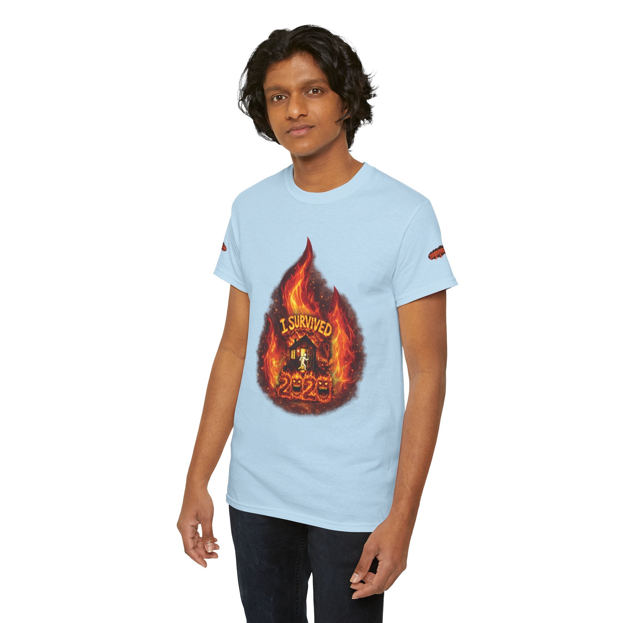 I Survived 2020 — Director's Cut S2:E1 "Berry Creek" | Wildfire Edition Memorial Unisex Heavy Cotton Tee (SPECIAL EDITION)