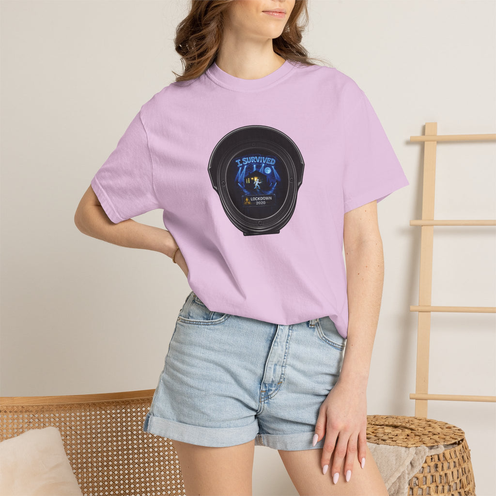 I Survived 2020 —  LOCKDOWN S3:E1: Director's Cut "Quarantine" Unisex Garment-Dyed T-shirt