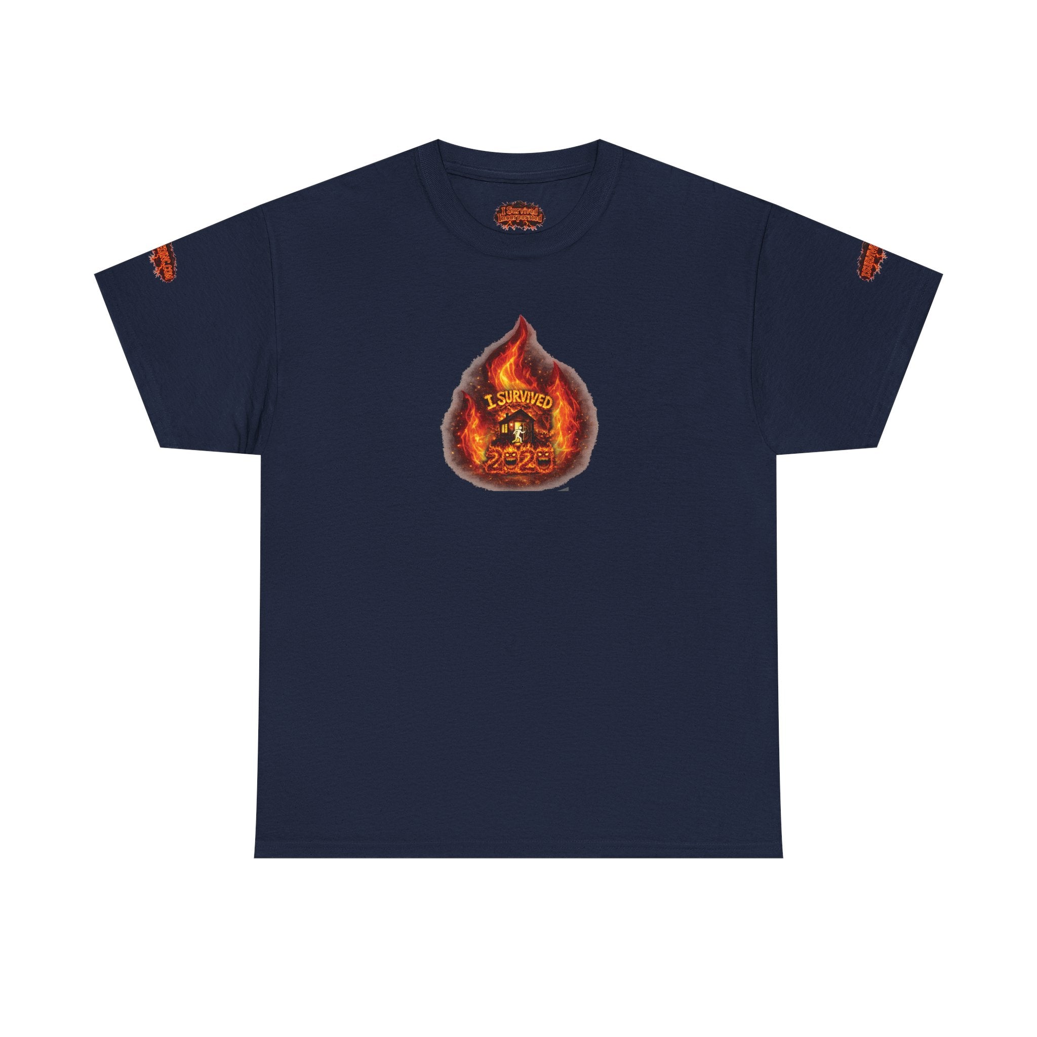 I Survived 2020 —  WILDFIRES S2:E4: Director's Cut Special Edition "Western U.S. Wildfire Season" Memorial Unisex Heavy Cotton Tee