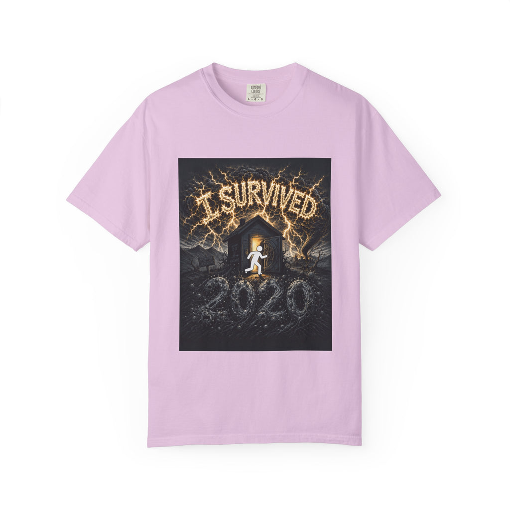 I Survived 2020 — Original PILOT Design Unisex Garment-Dyed T-shirt