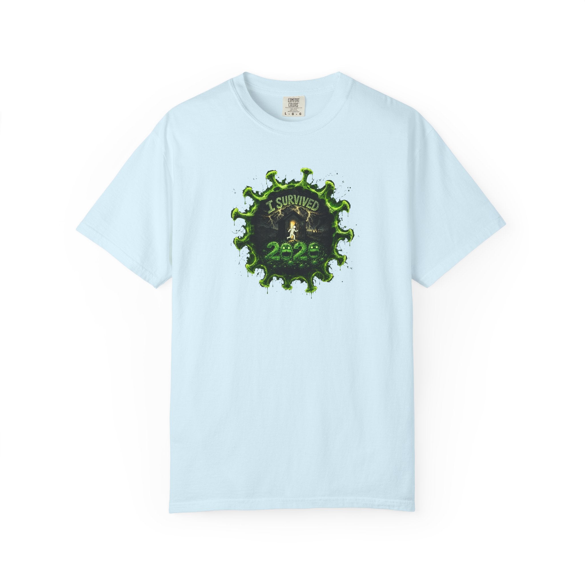 I Survived 2020 — PANDEMIC S1:E5: Director's Cut "Delivery Doomsday" Unisex Garment-Dyed T-shirt
