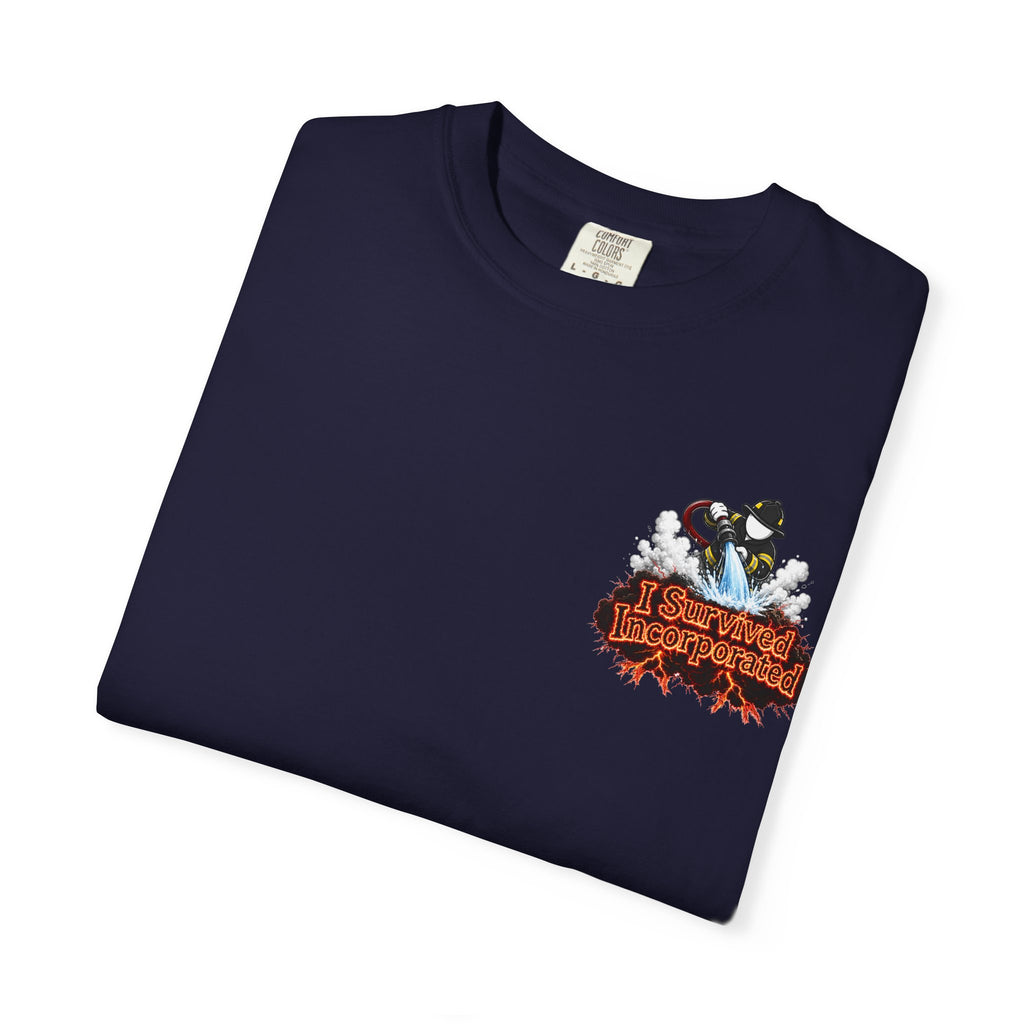 I Survived 2020 — "Please Stand By" Test Pattern Tee Wildfire Signal Edition Summer Premiere Unisex Garment-Dyed T-shirt