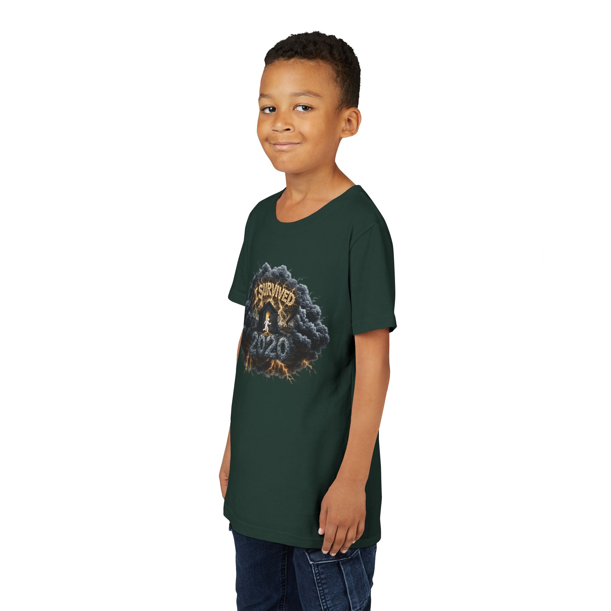 I Survived 2020 — Director's Cut Original Design Teaser Tee | Season 1 Premiere Drop Youth Short Sleeve Tee