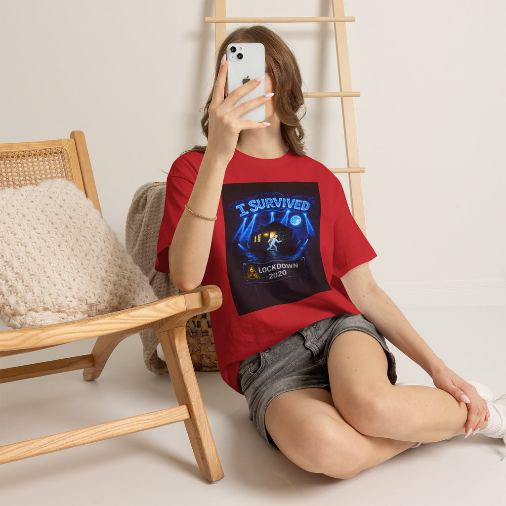 Copy of  I Survived 2020 — S3:E1 "Quarantine" | Lockdown Edition Documentary Unisex Heavy Cotton Tee
