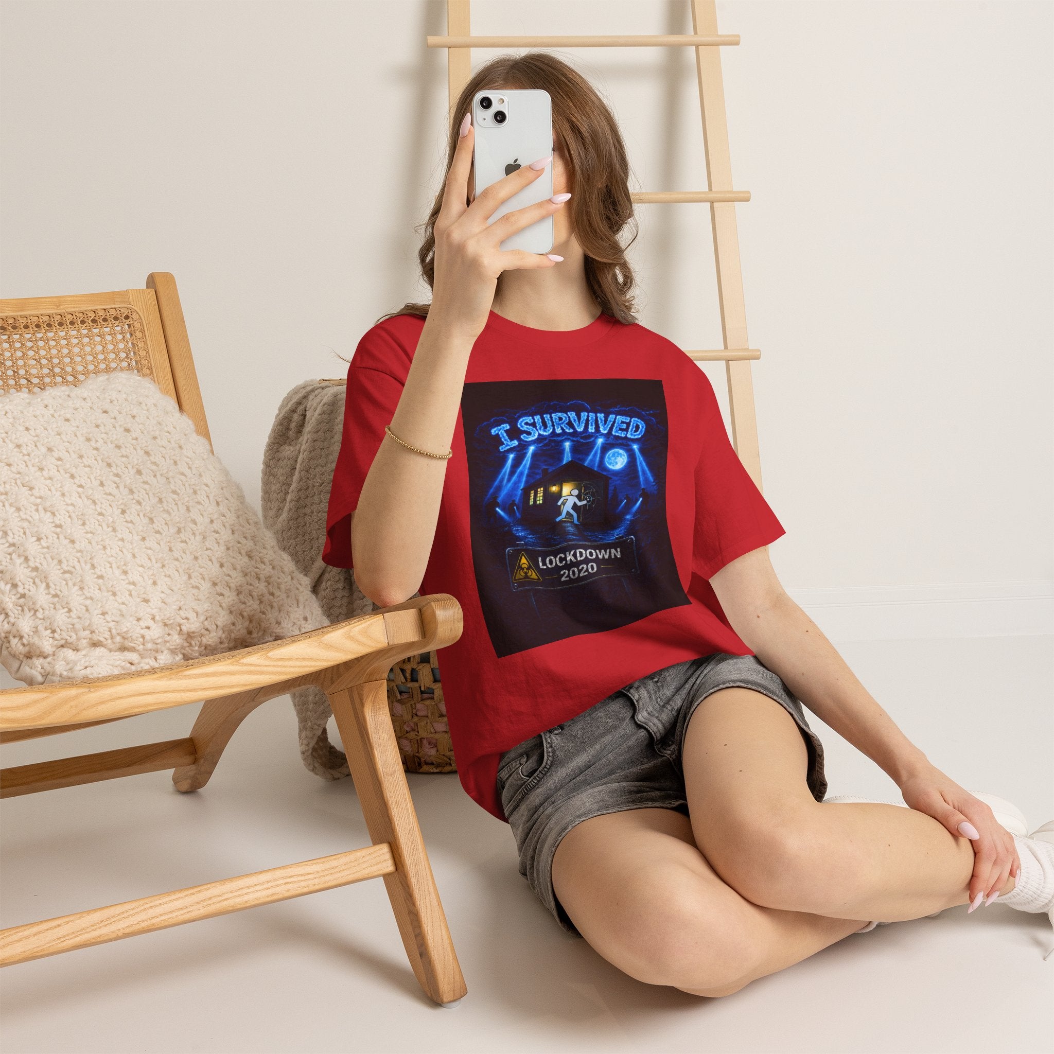Copy of  I Survived 2020 — S3:E1 "Quarantine" | Lockdown Edition Documentary Unisex Heavy Cotton Tee