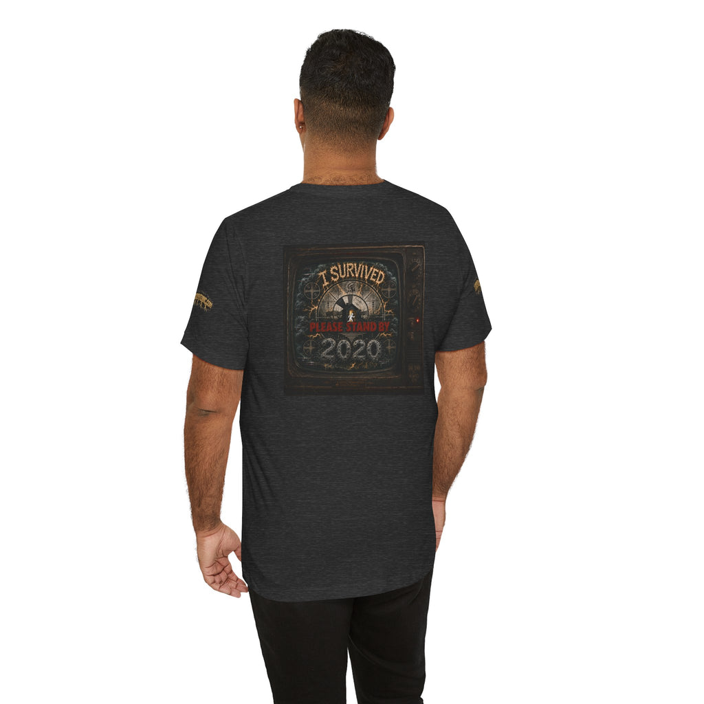 I Survived 2020 — "Please Stand By" Test Pattern Tee Special Edition Summer Premier Unisex Jersey Short Sleeve Tee