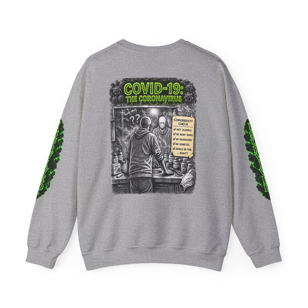 I Survived 2020 — Director's Cut S1:E1 "COVID-19: The Coronavirus" | Pandemic Edition Unisex Heavy Blend™ Crewneck Sweatshirt