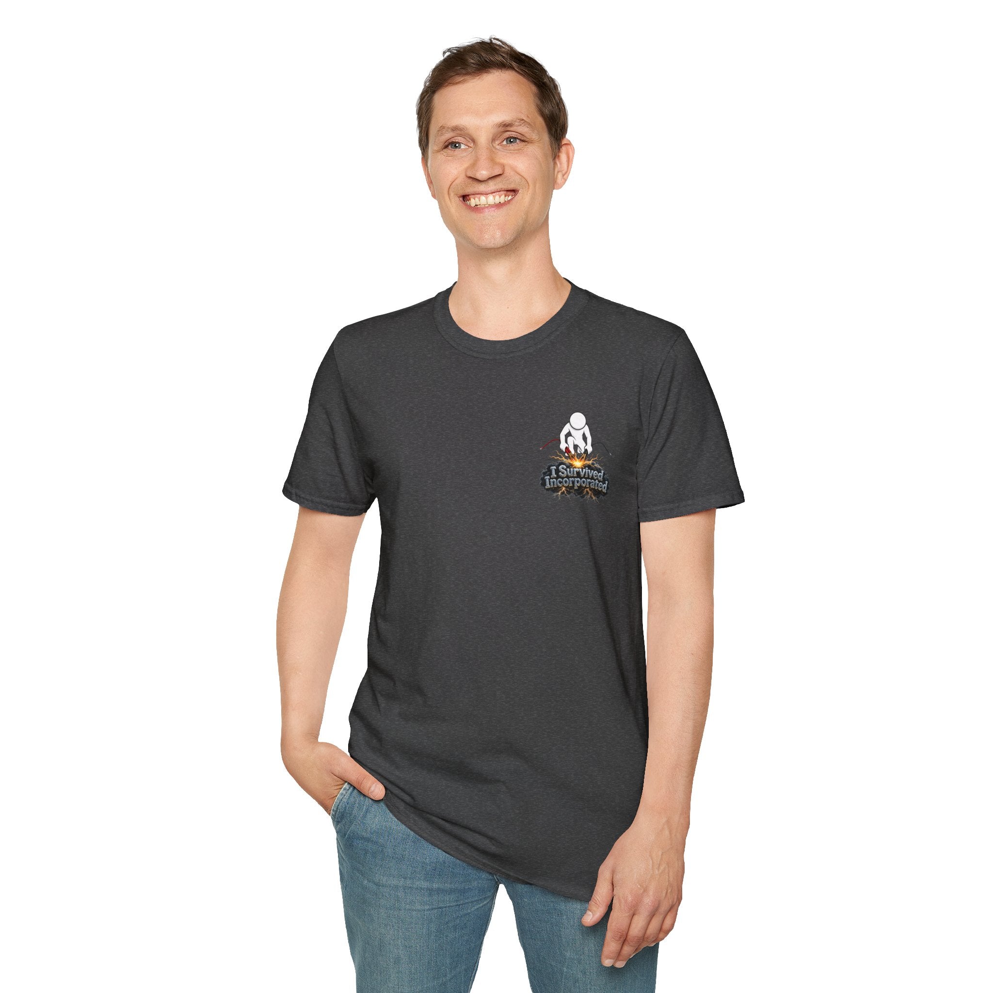 I Survived 2020 — "Please Stand By" Test Pattern Tee Summer Premier Unisex Softstyle T-Shirt