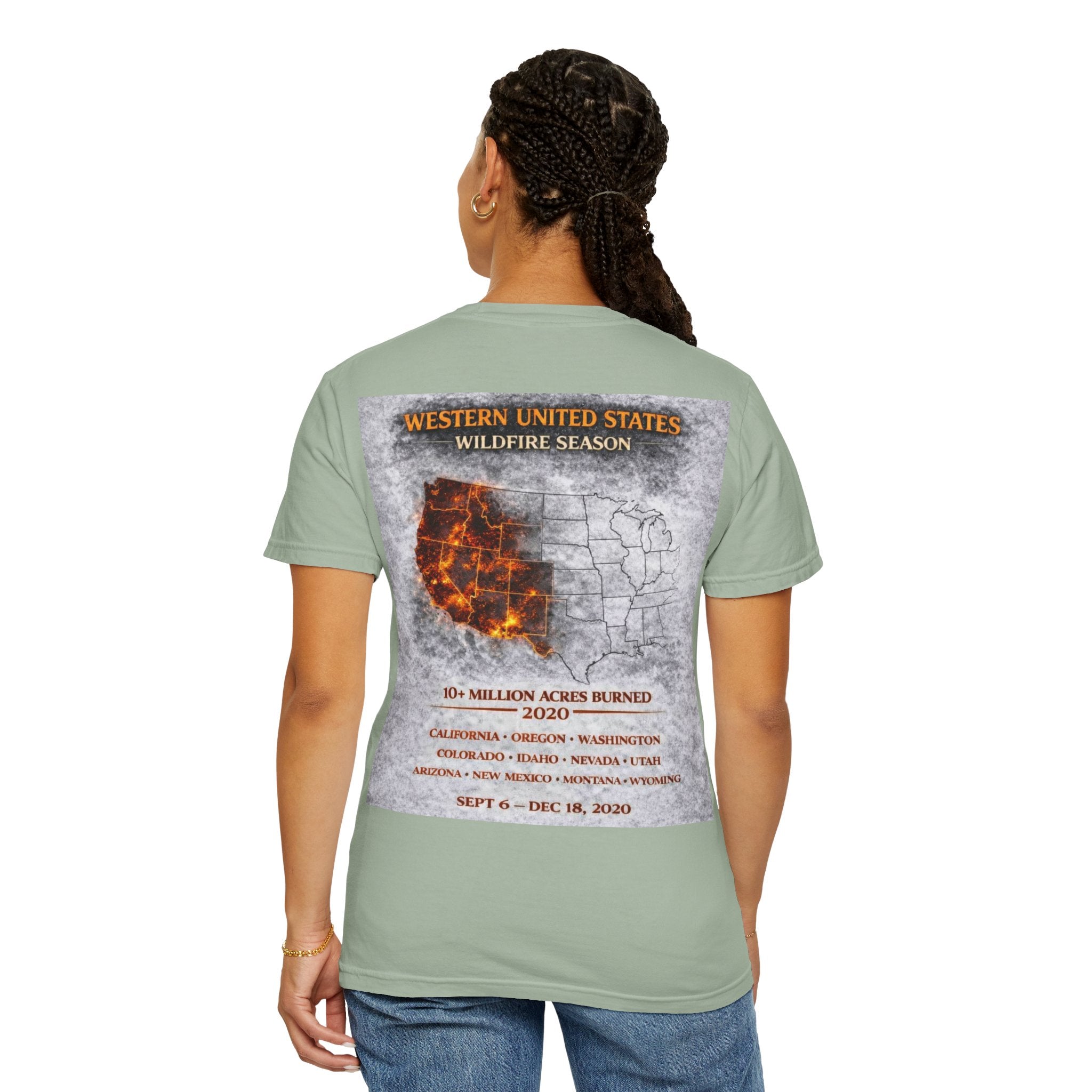 I Survived 2020 — Director's Cut S2:E4 "Western U.S. Wildfire Season" | Mid-Season Finale Pt. 1 | Wildfire Edition Memorial Unisex Garment-Dyed T-shirt