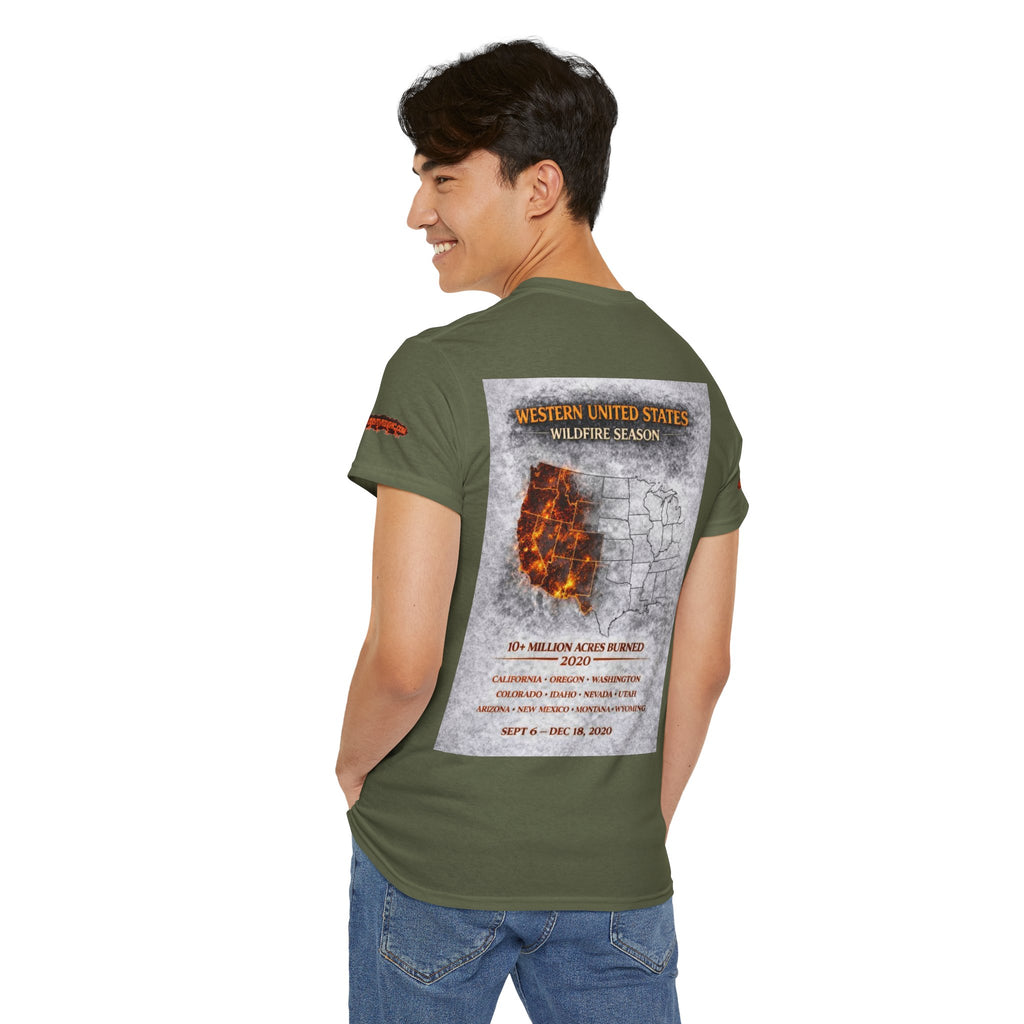 I Survived 2020 — S2:E4 "Western U.S. Wildfire Season" | Mid-Season Finale Pt. 1 | Wildfire Edition Memorial Unisex Heavy Cotton Tee (SPECIAL EDITION)