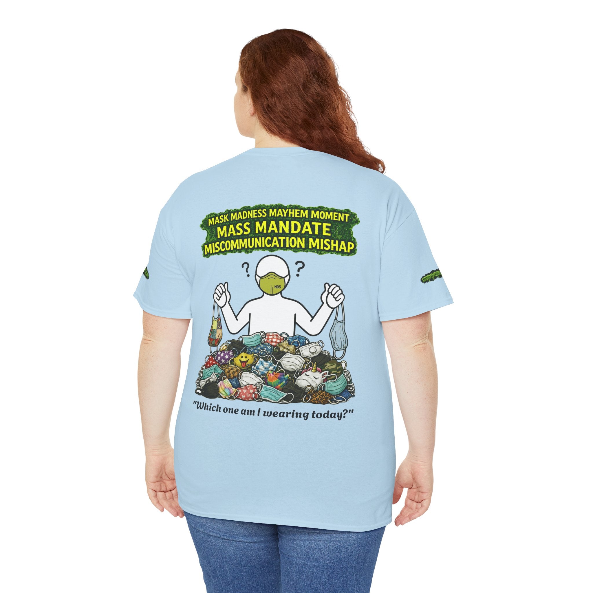 I Survived 2020 — PANDEMIC S1:E4: Special Edition "Mask Madness" Unisex Heavy Cotton Tee