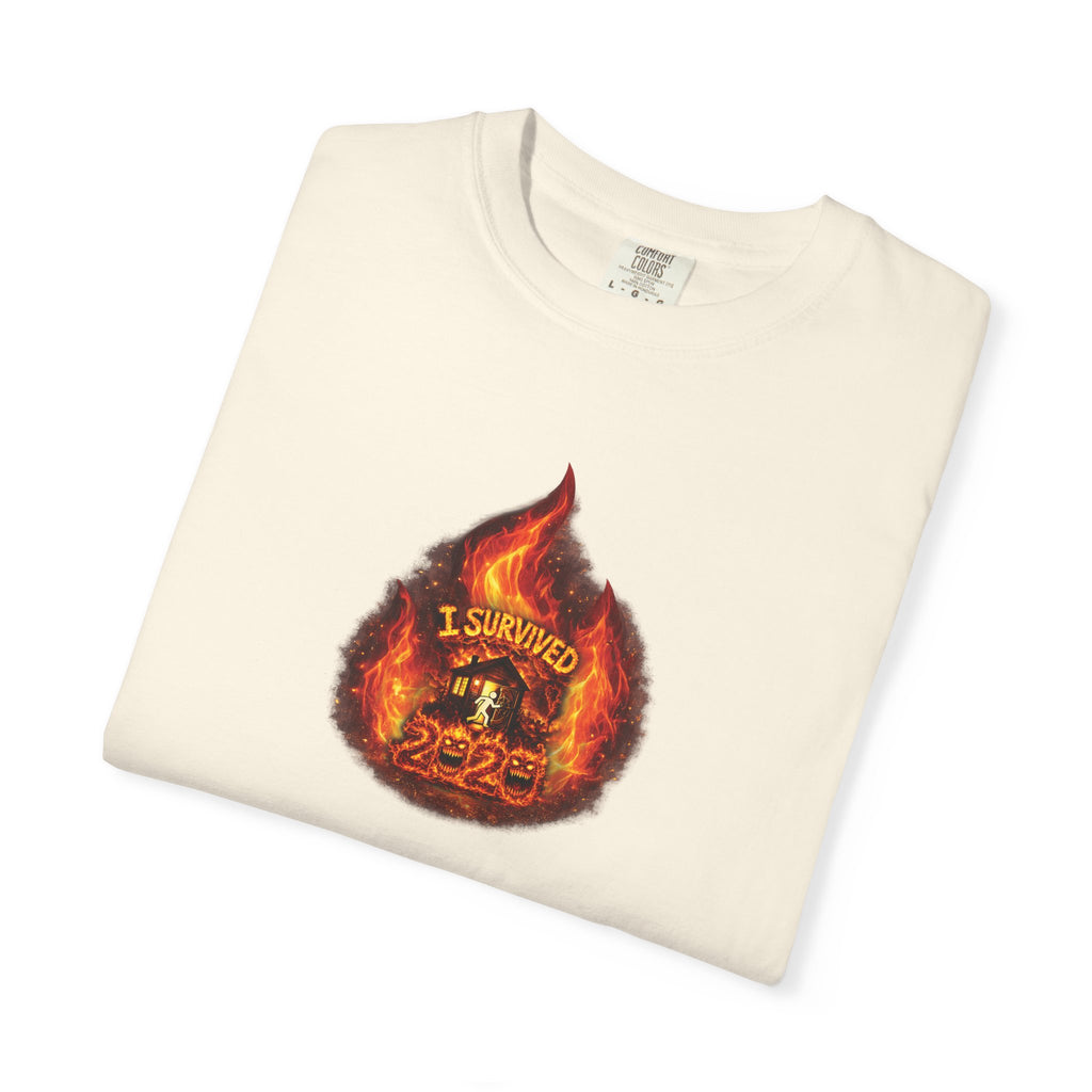 I Survived 2020 — WILDFIRES S2:E3: Director's Cut "The California Wildfires" Memorial Unisex Garment-Dyed T-shirt
