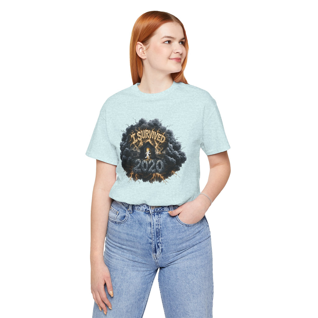 I Survived 2020 — Director's Cut Original Design Teaser Tee | Season 1 Premiere Drop Unisex Jersey Short Sleeve Tee