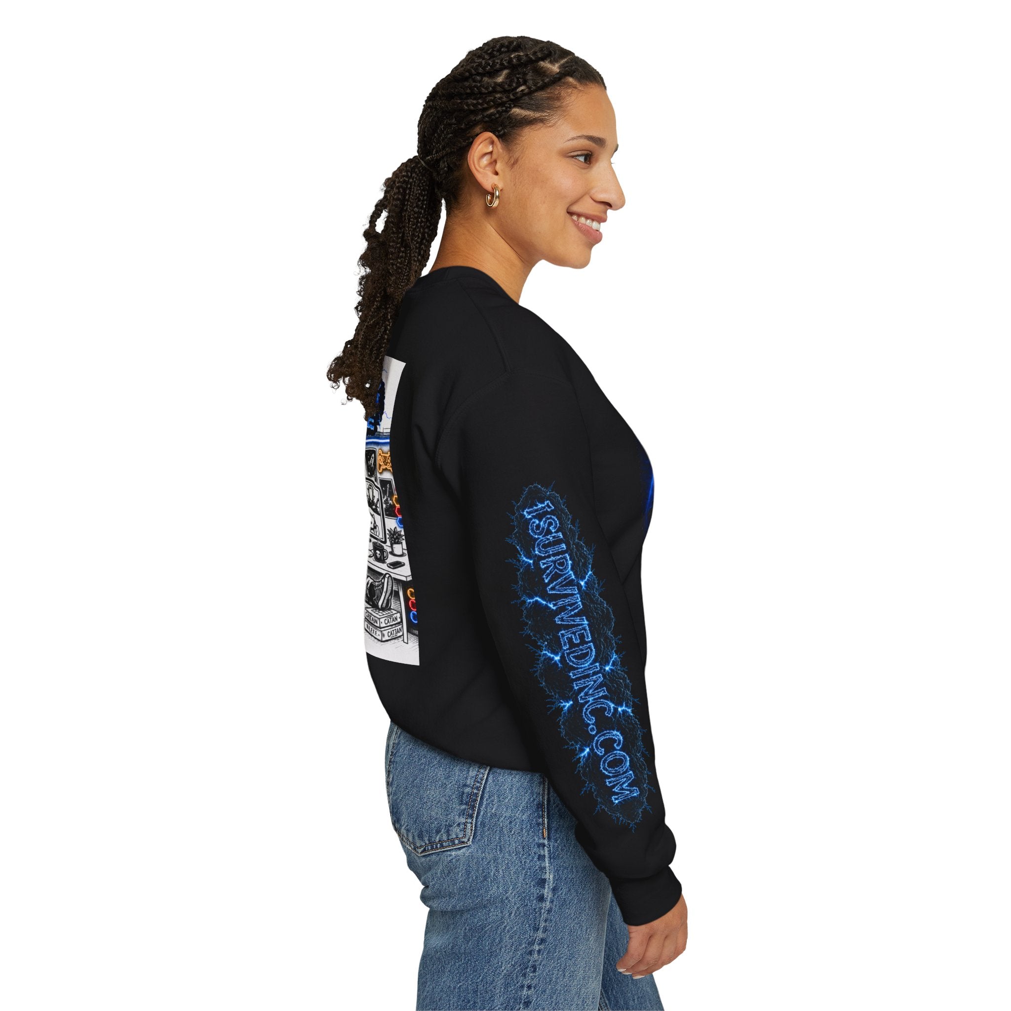 I Survived 2020 — S3:E4 "Working From Home" | Mid-Season Finale Pt. 1 | Lockdown Edition Documentary Unisex Heavy Blend™ Crewneck Sweatshirt