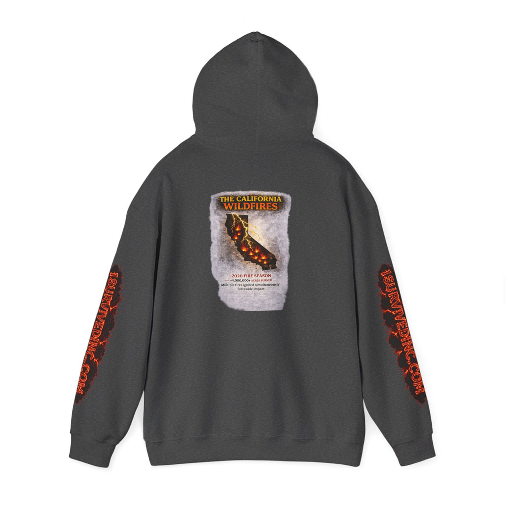 I Survived 2020 — S2:E3 "The California Wildfires" | Wildfire Edition Memorial Hoodie Sweatshirt