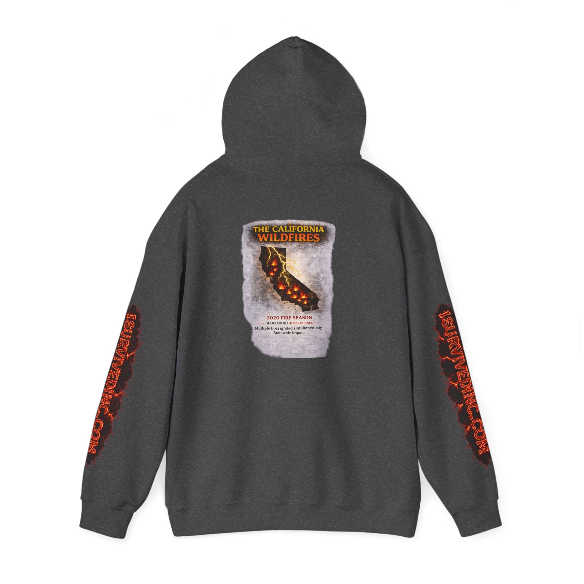 I Survived 2020 — S2:E3 "The California Wildfires" | Wildfire Edition Memorial Hoodie Sweatshirt