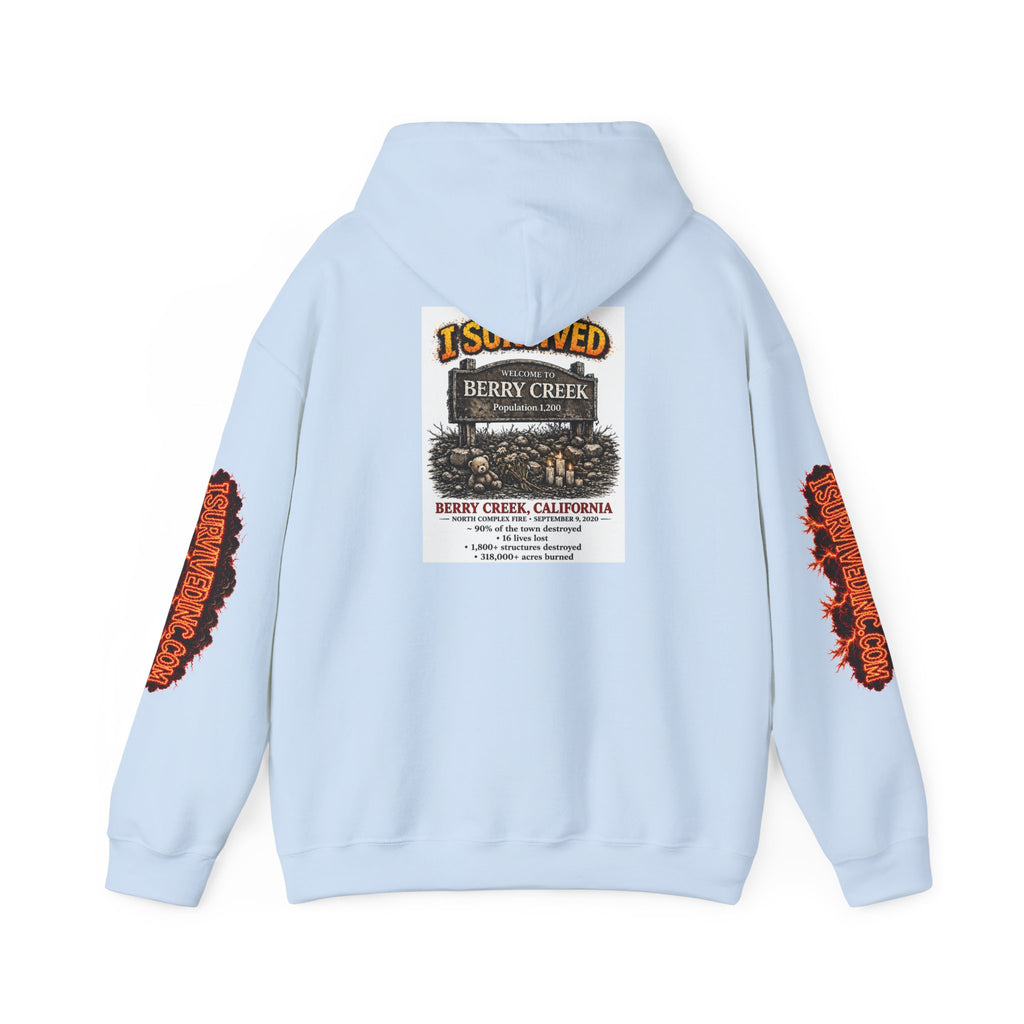 I Survived 2020 — S2:E1 "Berry Creek" | Wildfire Edition Memorial Hoodie Sweatshirt