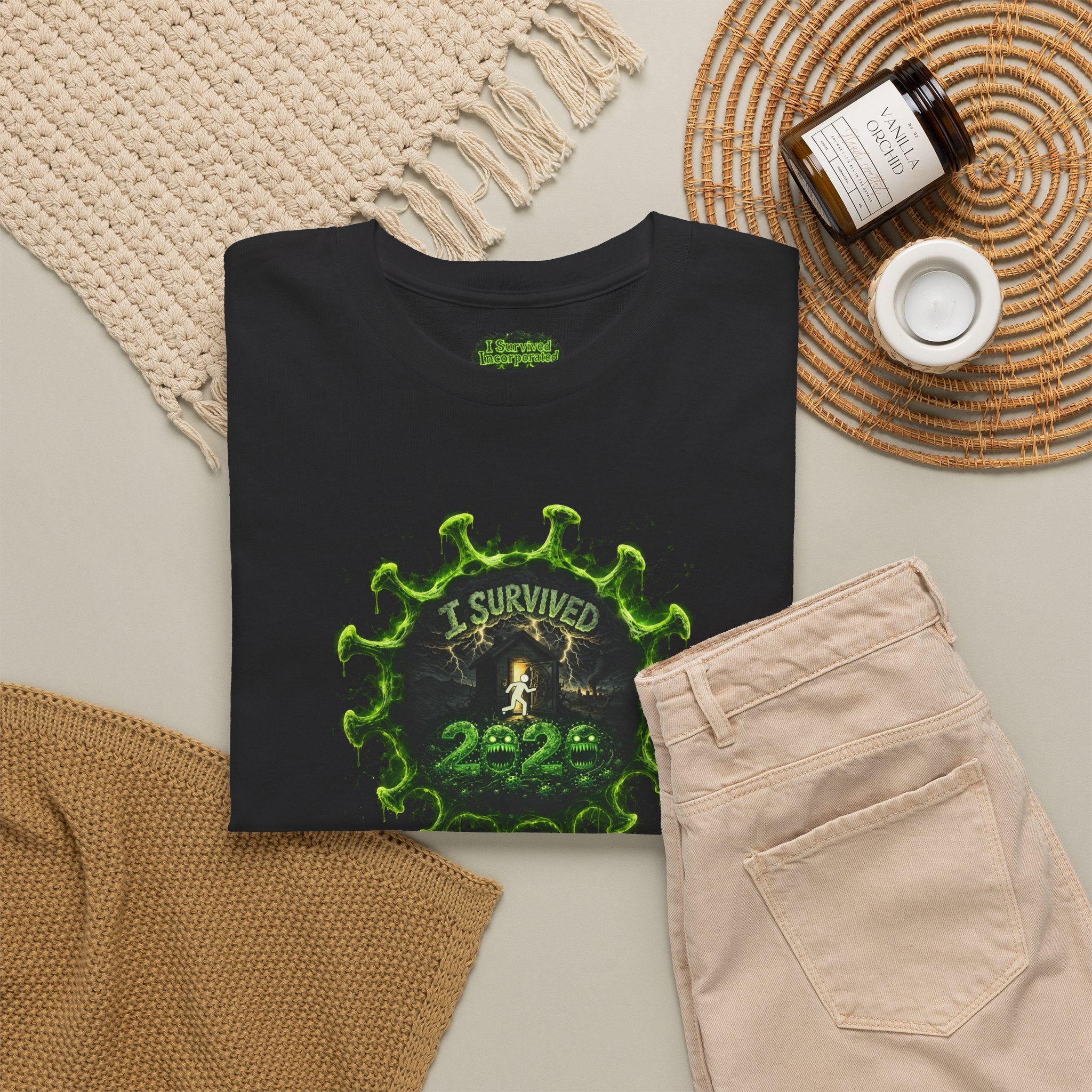 I Survived 2020 — PANDEMIC S1:E3: Director's Cut Special Edition "The Jab!" Unisex Heavy Cotton Tee
