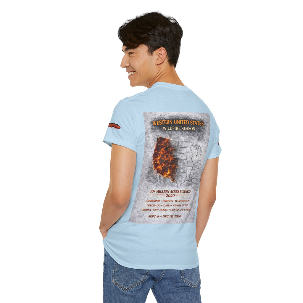 I Survived 2020 — Director's Cut S2:E4 "Western U.S. Wildfire Season" | Mid-Season Finale Pt. 1 | Wildfire Edition Memorial Unisex Heavy Cotton Tee (SPECIAL EDITION)