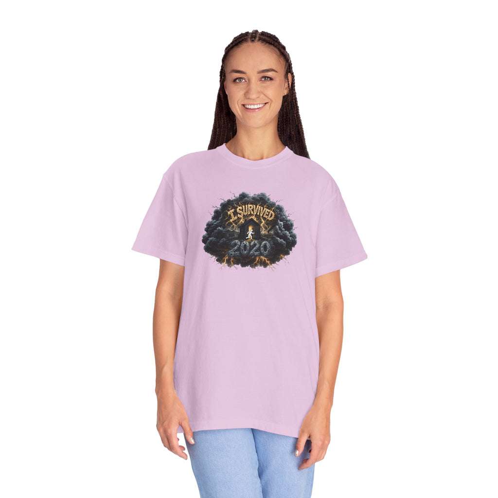 I Survived 2020 — Original PILOT Design: Director's Cut Unisex Garment-Dyed T-shirt