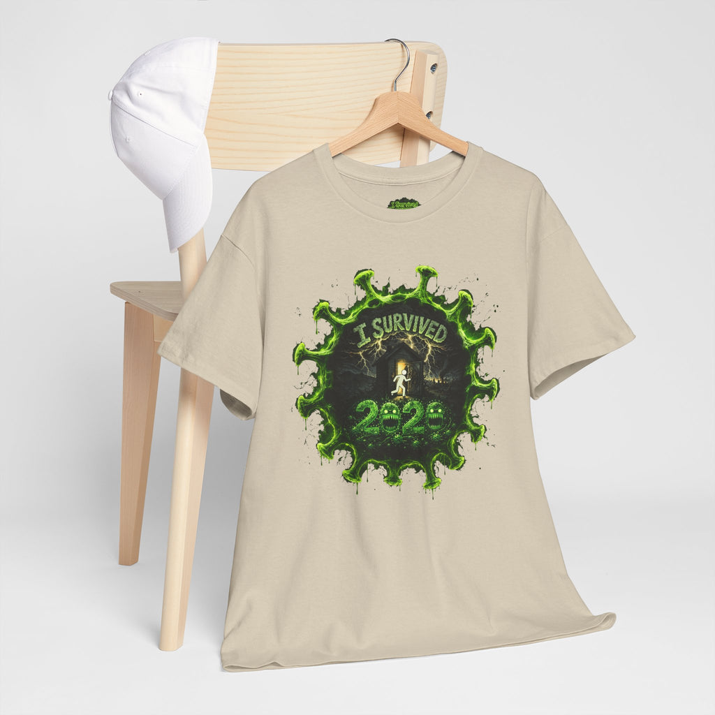 I Survived 2020 — Director's Cut S1:E2 "The Coming of COVID" | Pandemic Edition Unisex Heavy Cotton Tee