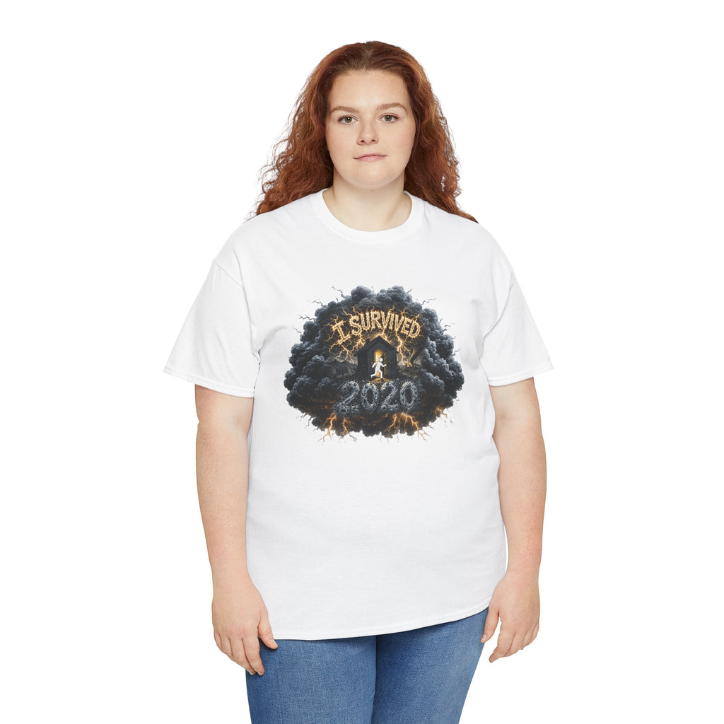 I Survived 2020 —  Deriector's Cut Original Design Teaser Tee | Season 1 Premiere Drop Unisex Heavy Cotton Tee