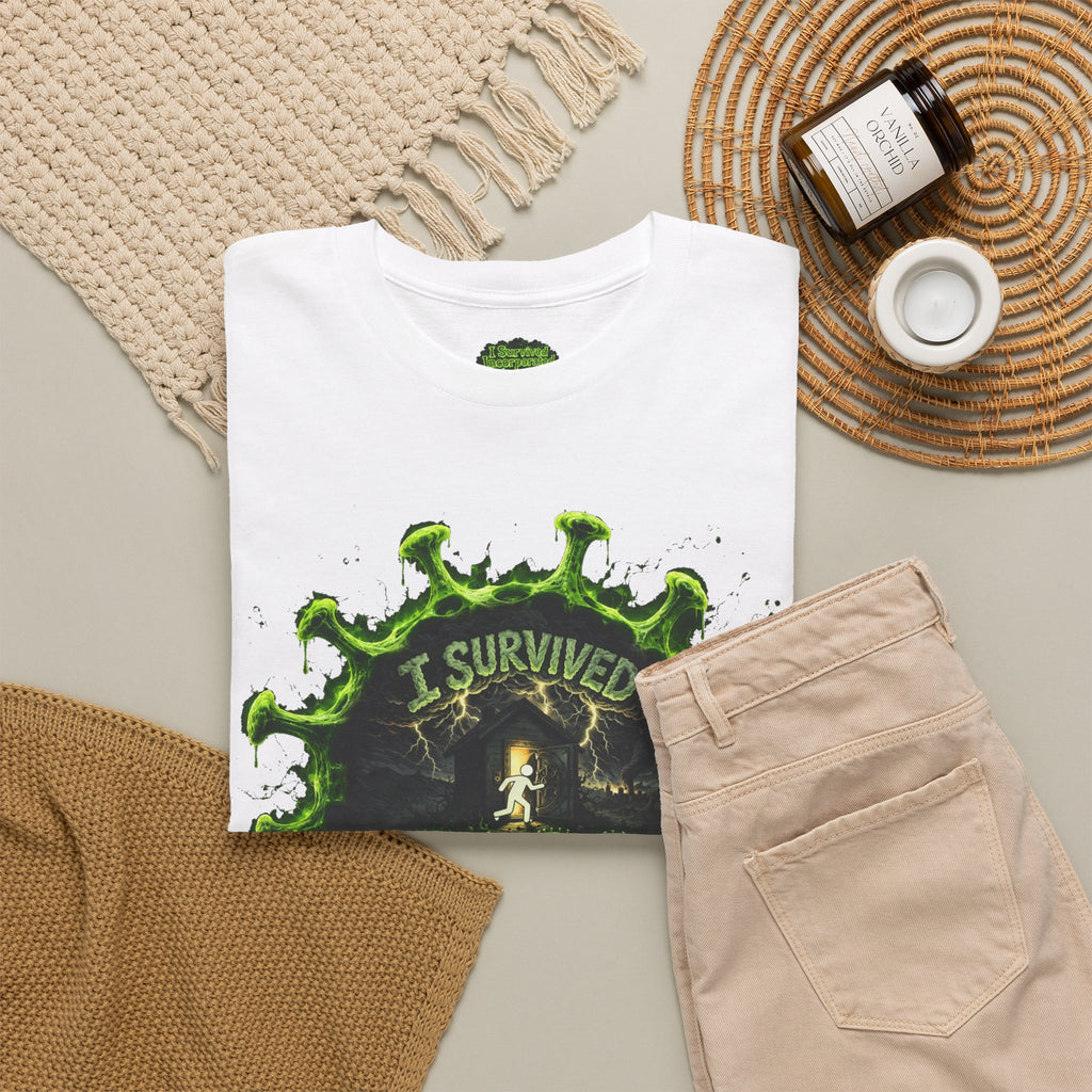 I Survived 2020 — Director's Cut S1:E5 "Delivery Doomsday" | Pandemic Edition Unisex Heavy Cotton Tee