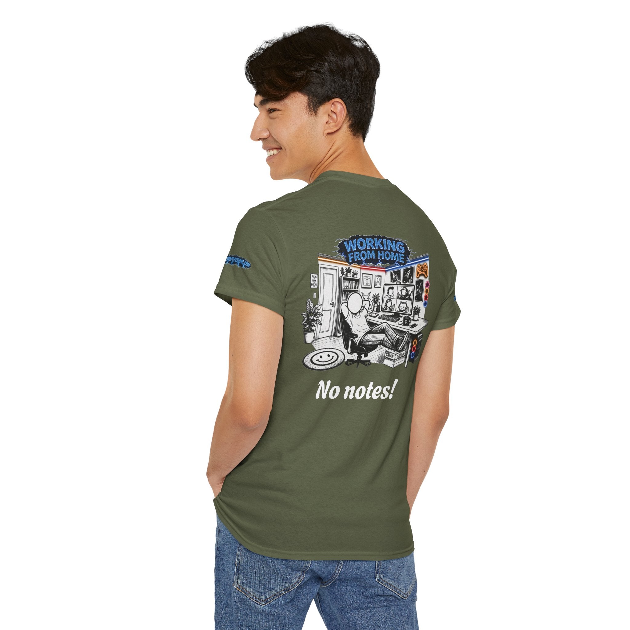 I Survived 2020 — LOCKDOWN S3:E4: Special Edition "Working From Home" Unisex Heavy Cotton Tee