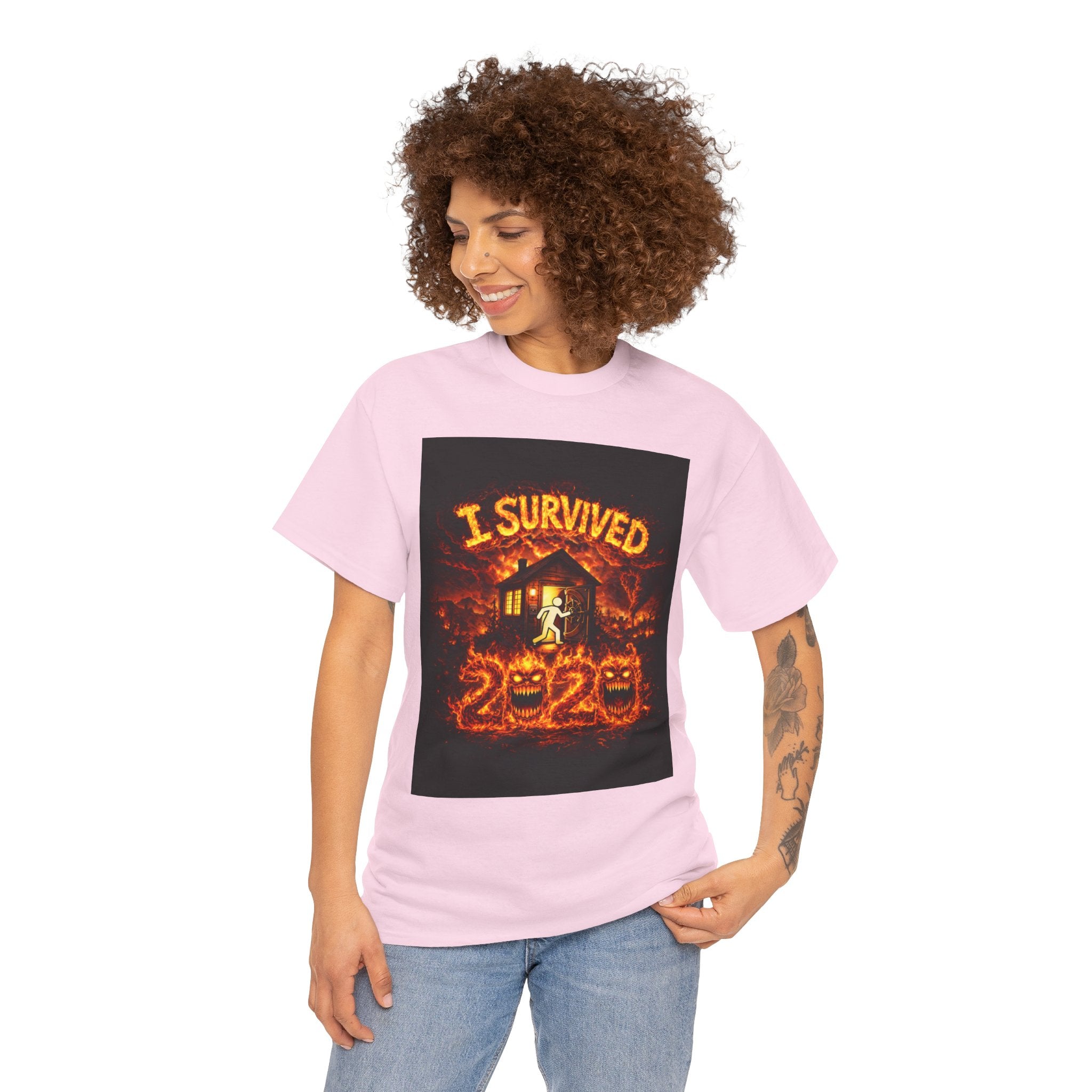 I Survived 2020 — S2:E1 "Berry Creek" | Wildfire Edition Memorial Unisex Heavy Cotton Tee