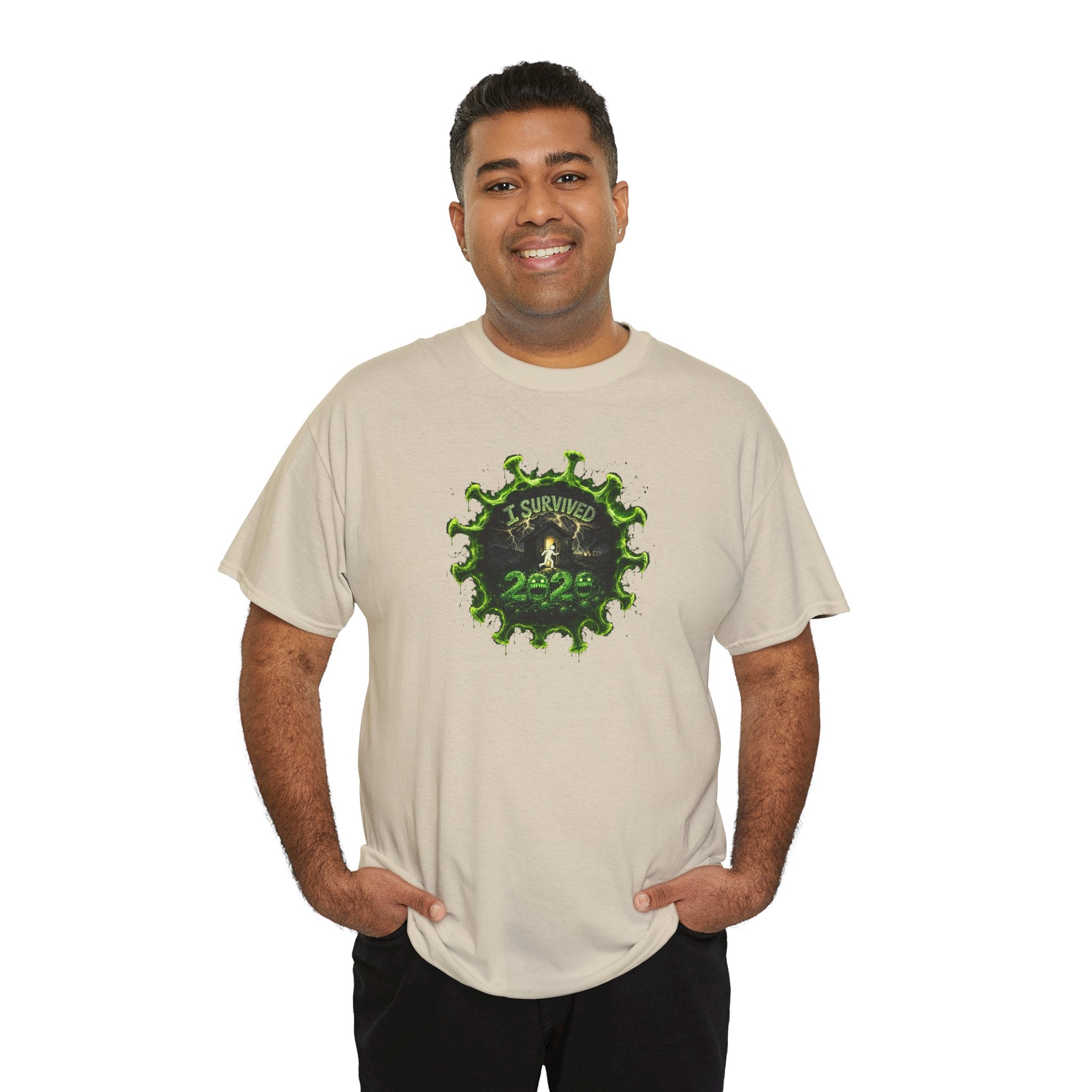 I Survived 2020 —  PANDEMIC S1:E5: Director's Cut "Delivery Doomsday" Unisex Heavy Cotton Tee