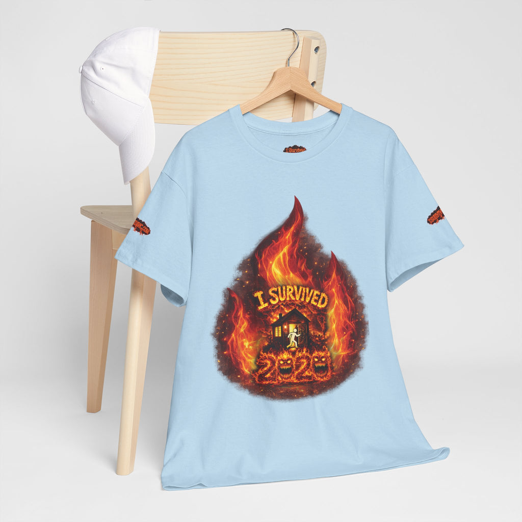 I Survived 2020 — Director's Cut S2:E4 "Western U.S. Wildfire Season" | Mid-Season Finale Pt. 1 | Wildfire Edition Memorial Unisex Heavy Cotton Tee (SPECIAL EDITION)