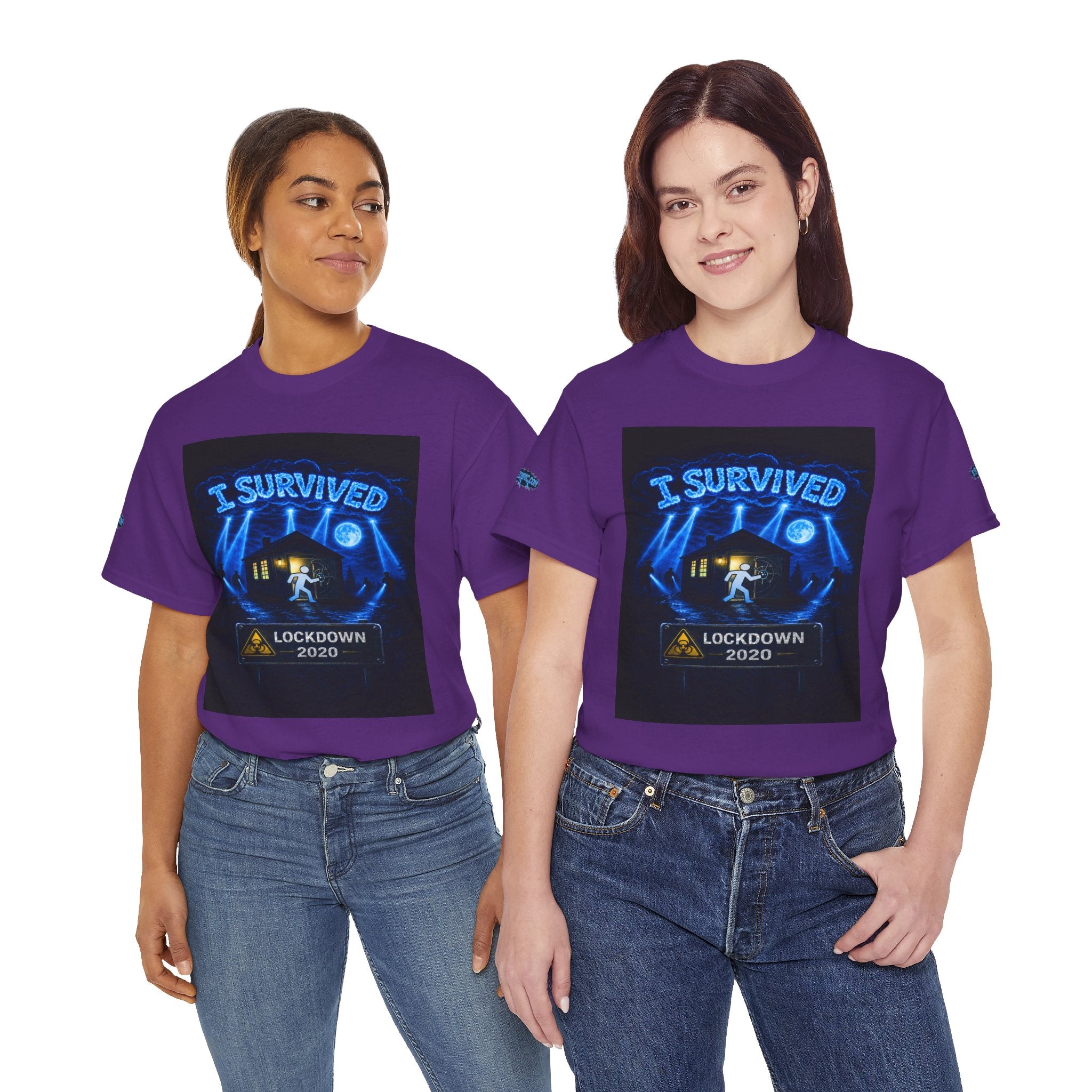 I Survived 2020 — LOCKDOWN S3:E4: Special Edition "Working From Home" Unisex Heavy Cotton Tee