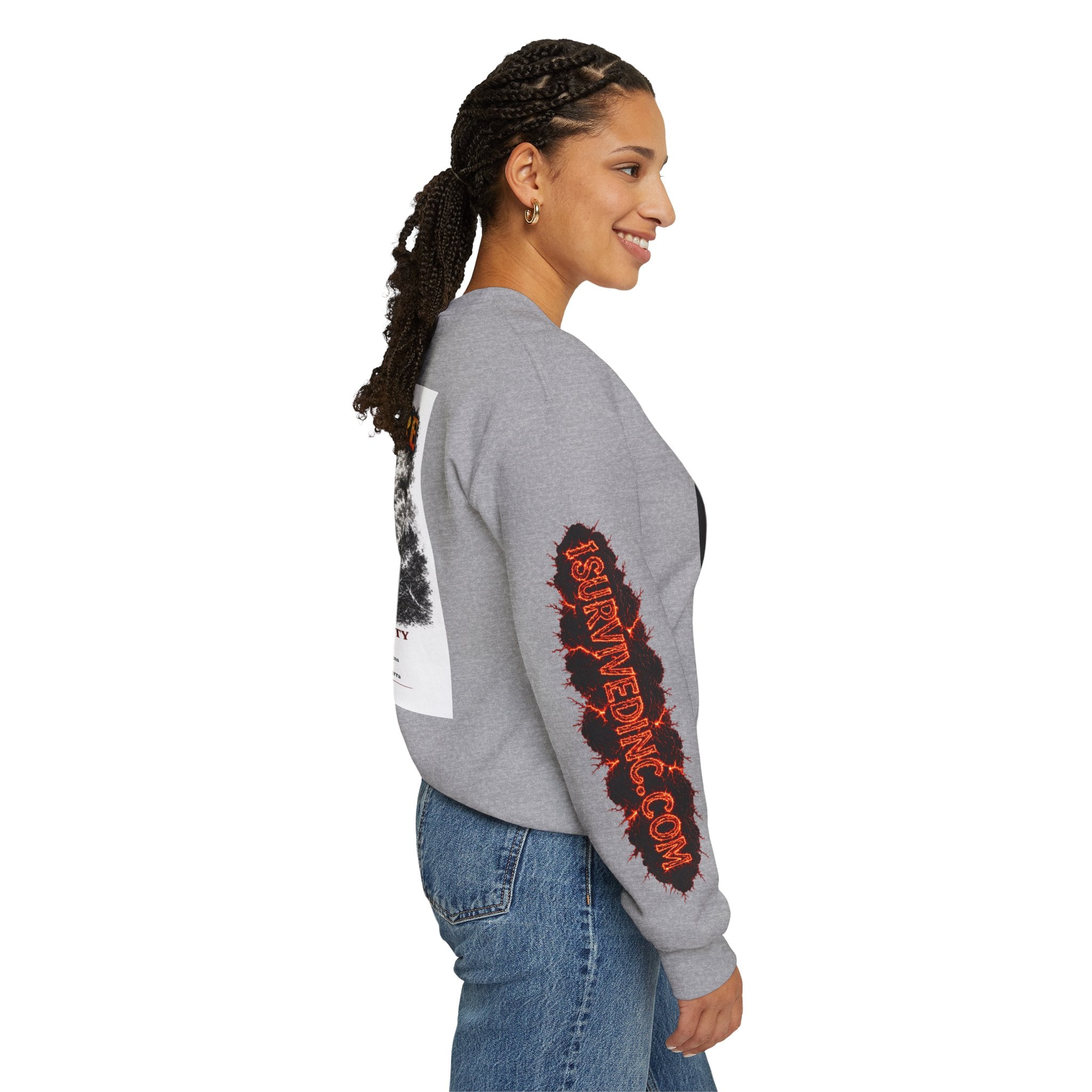 I Survived 2020 — S2:E2 "The Bobcat Fire" | Wildfire Edition Memorial Unisex Heavy Blend™ Crewneck Sweatshirt