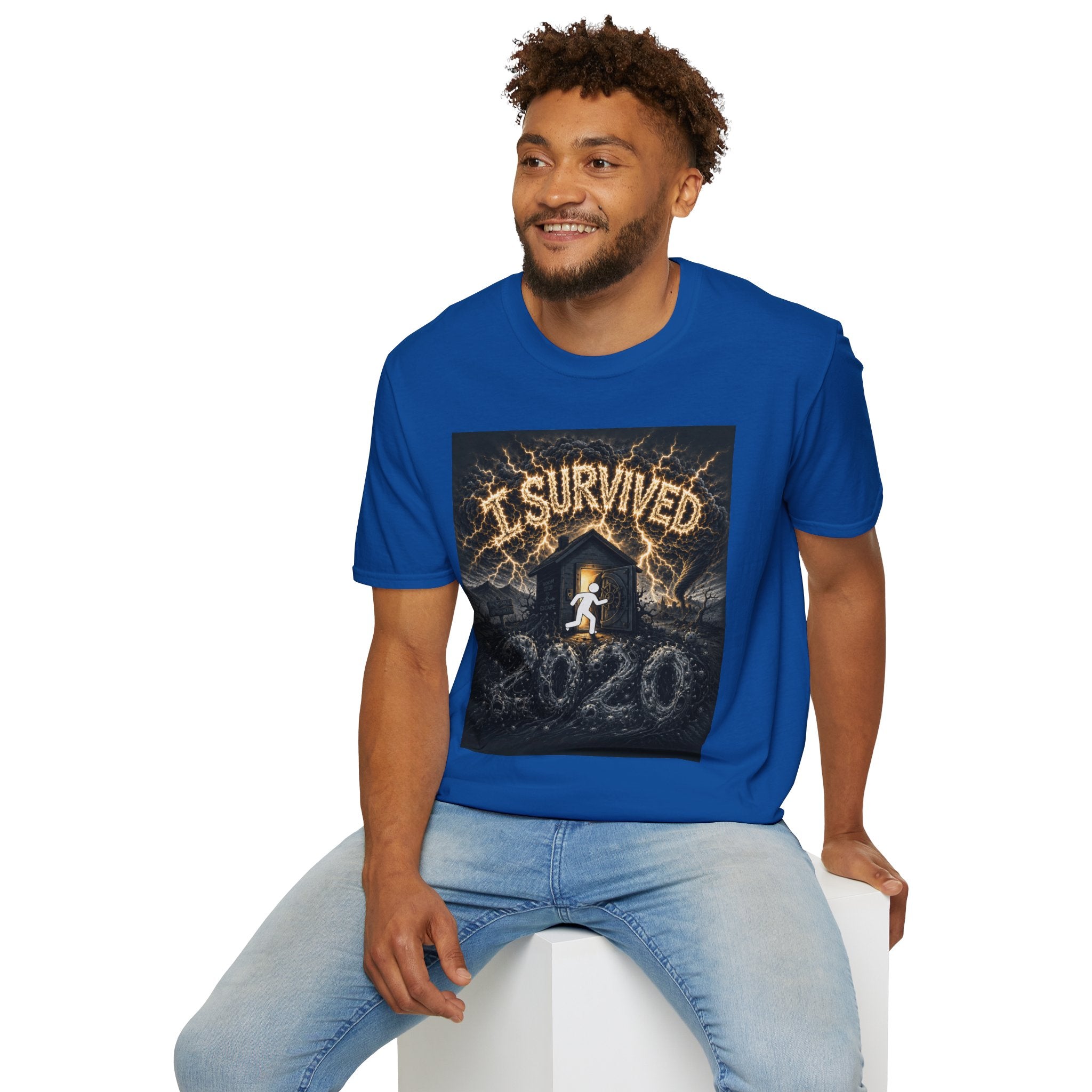 I Survived 2020 — Original PILOT Design Unisex Softstyle T-Shirt
