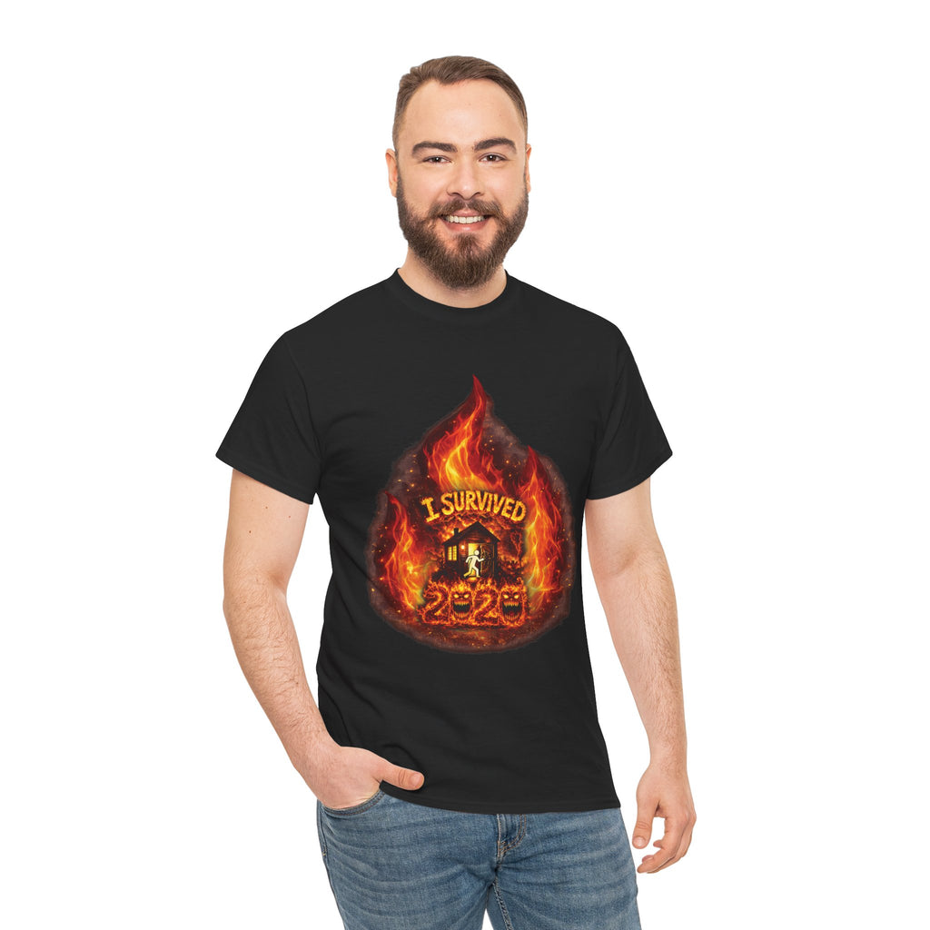 I Survived 2020 — Director's Cut S2:E1 "Berry Creek" | Wildfire Edition Memorial Unisex Heavy Cotton Tee