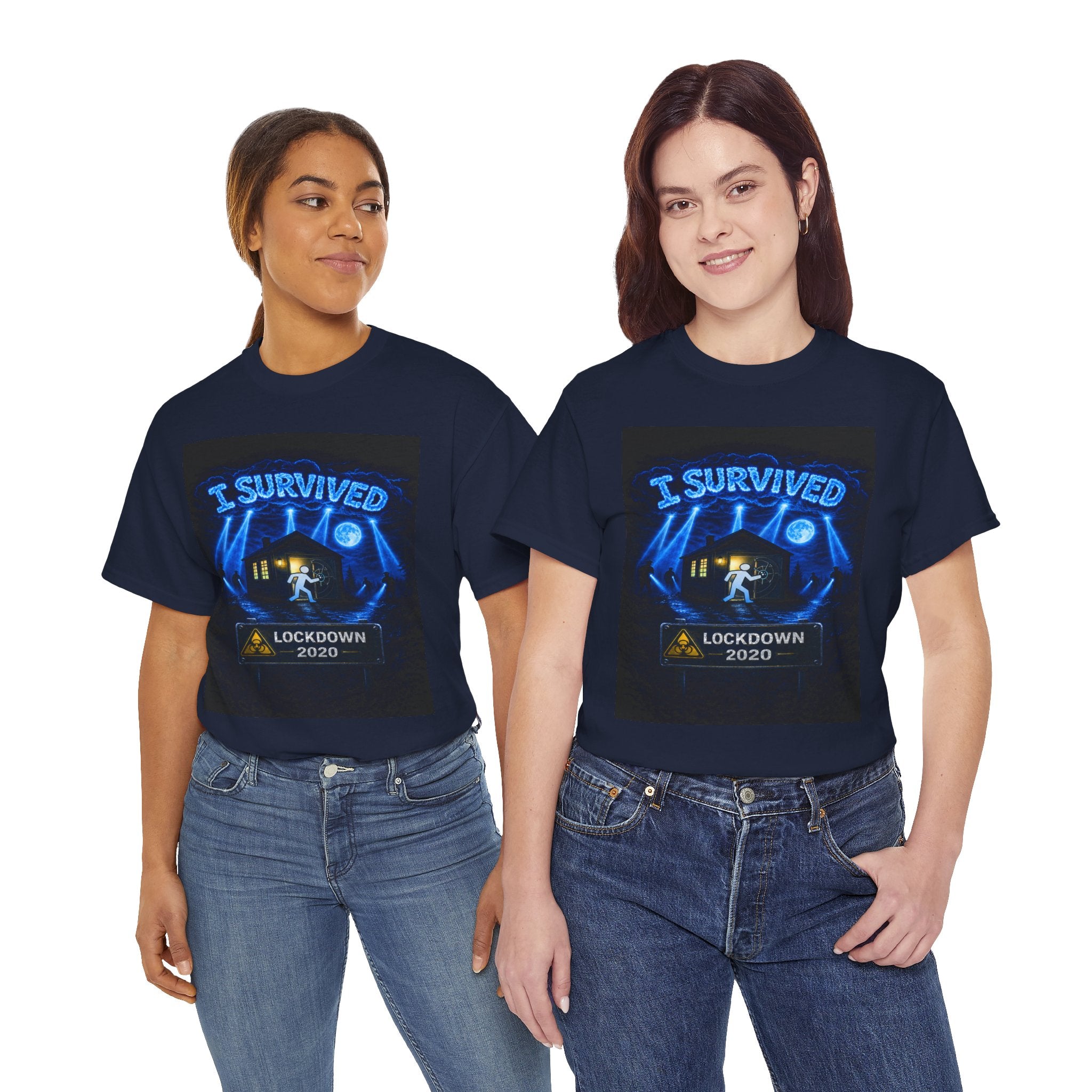 I Survived 2020 — LOCKDOWN S3:E4: "Working From Home" Unisex Heavy Cotton Tee